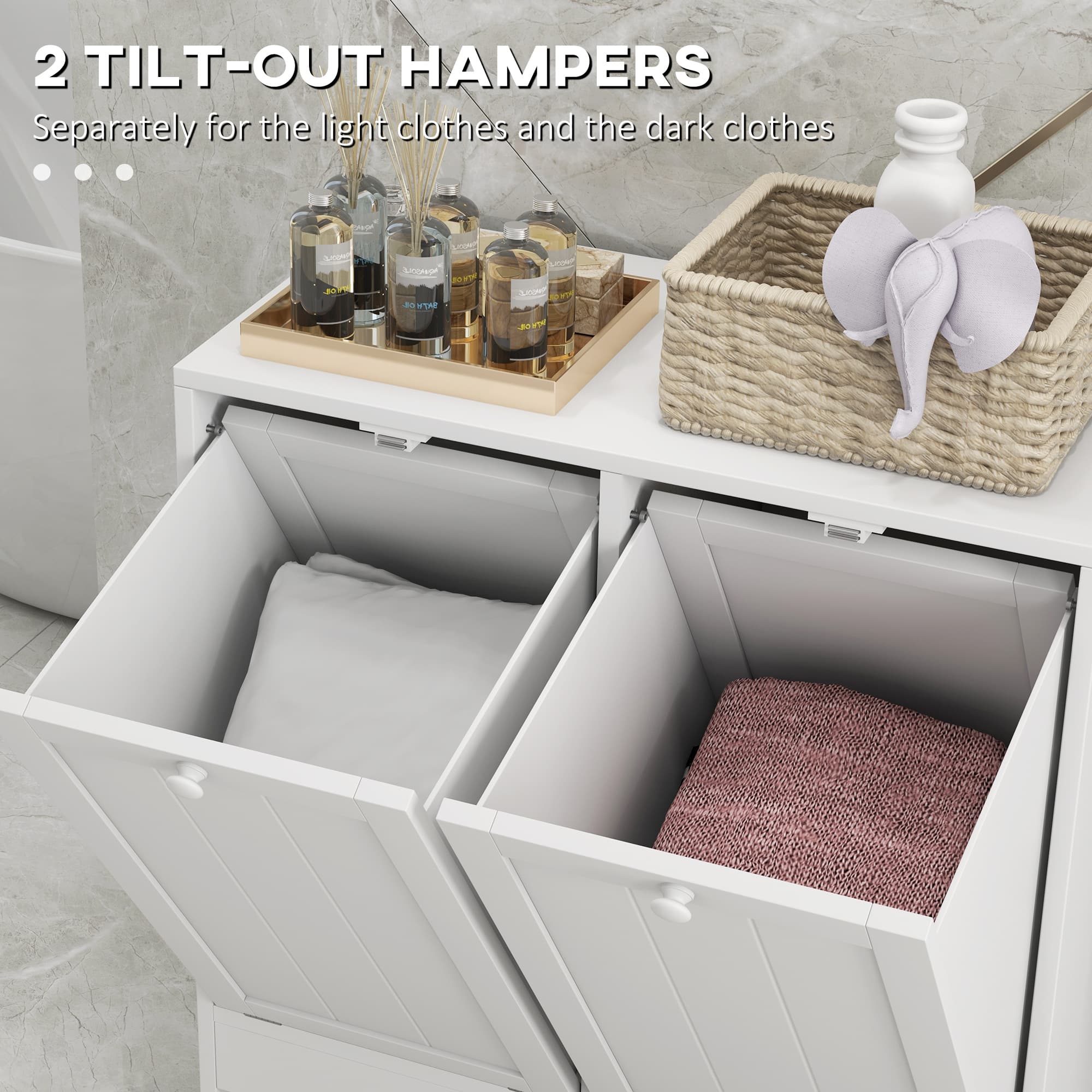 Effortless Sorting with the Kleankin Double Laundry Hamper - image 5