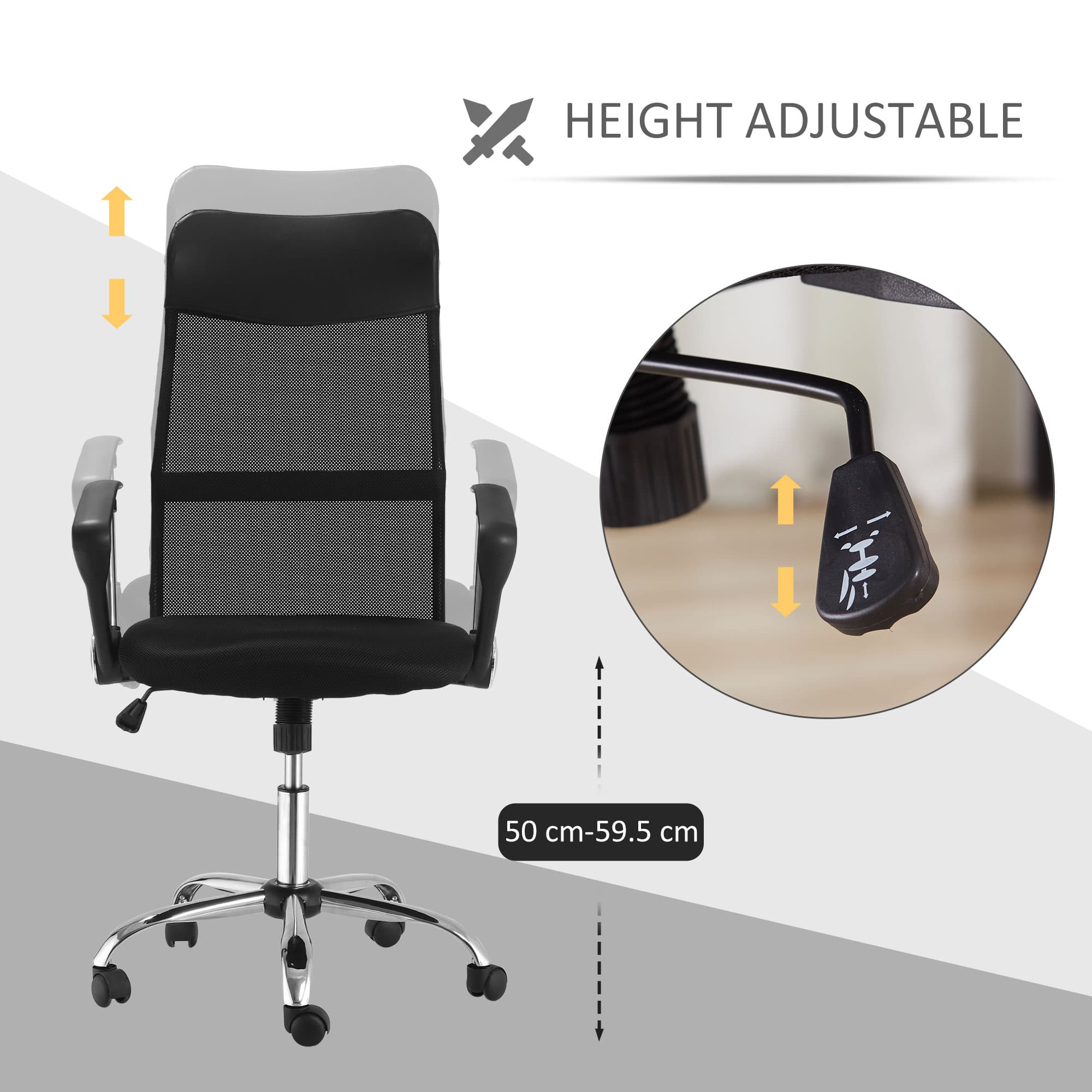 Engineered for Comfort: Ergonomic Black Mesh Office Chair - image 1