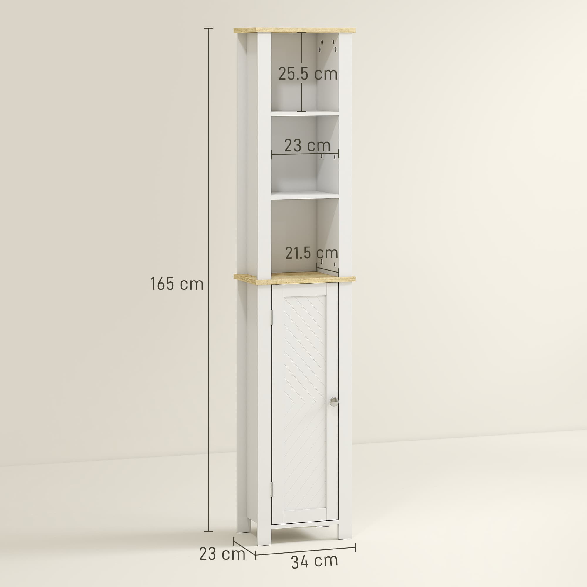 Slim Bathroom Cabinet For Towels And Toiletries - image 9