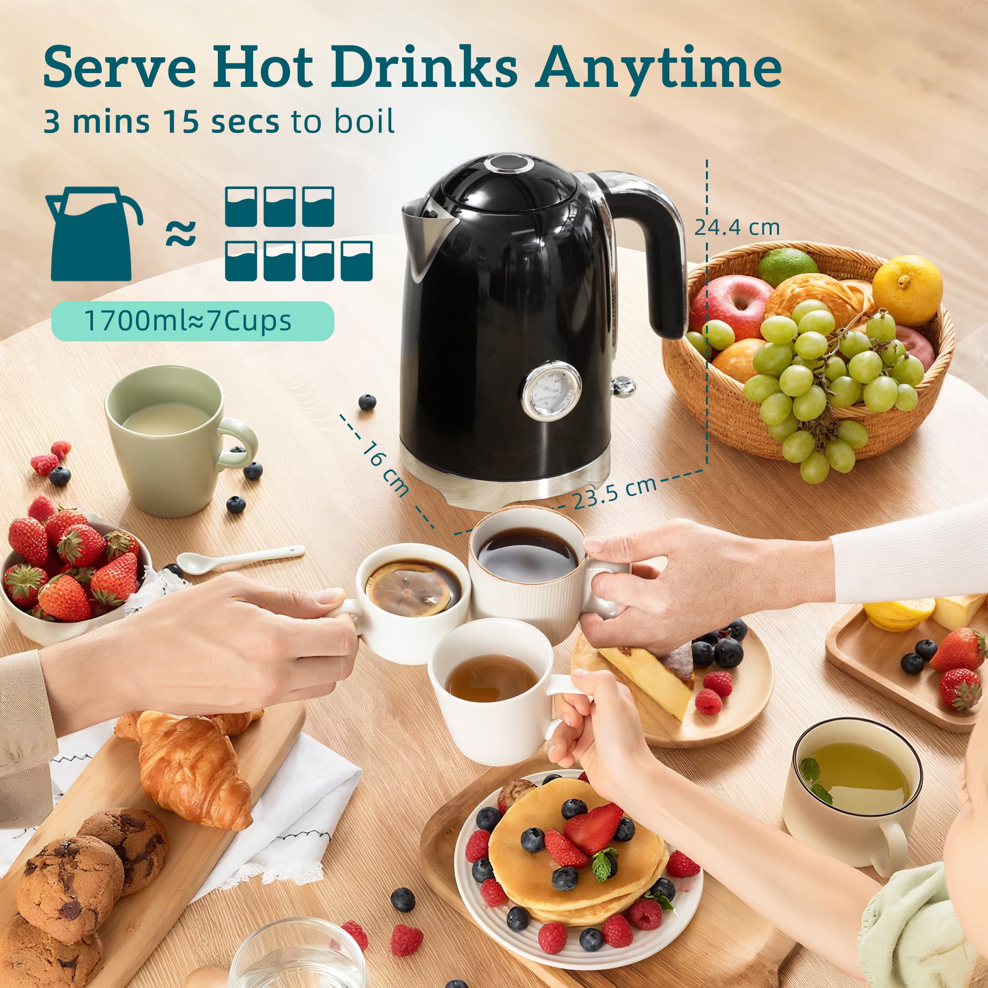 Transform Your Mornings with this Retro Kettle and Toaster Set - image 2