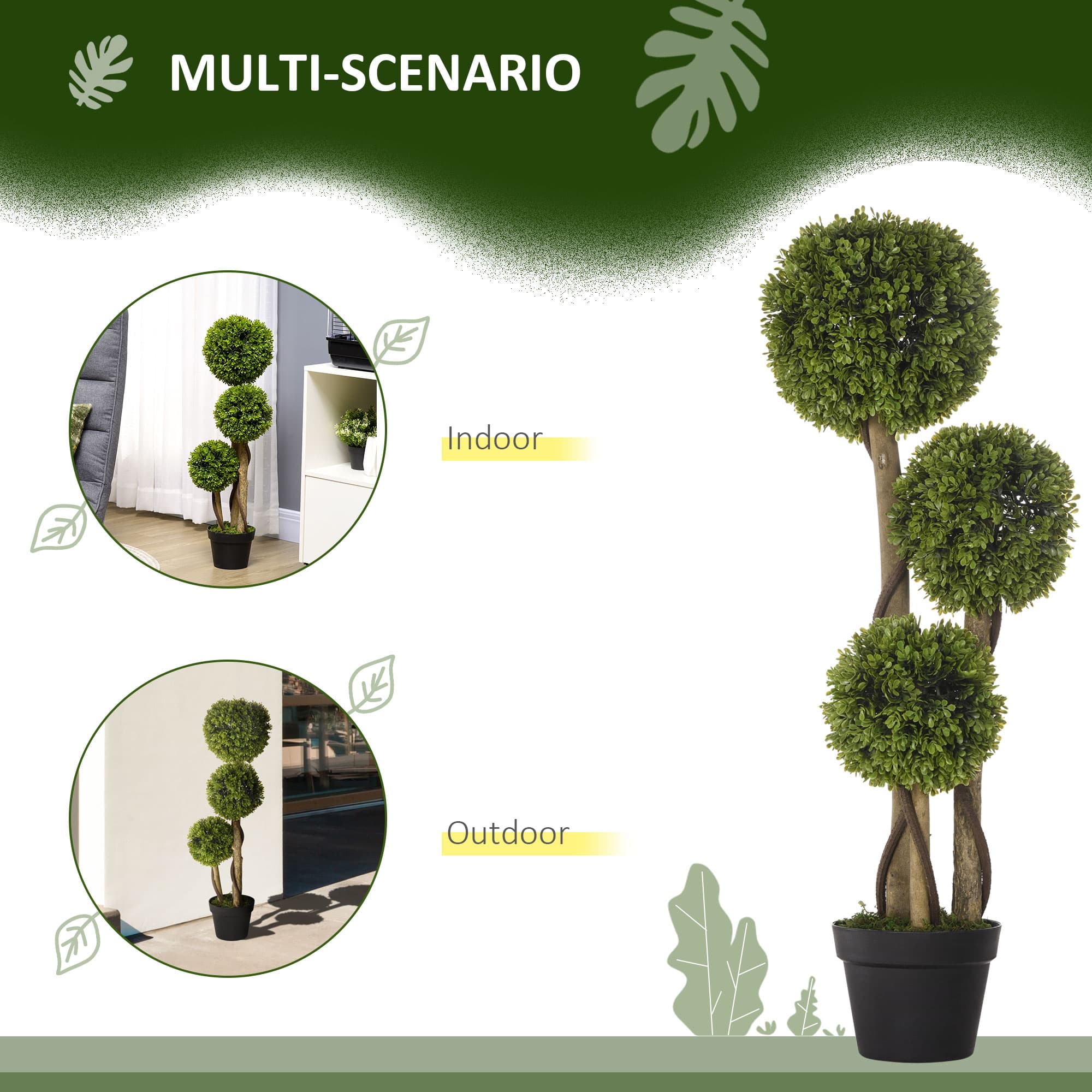 Artificial Boxwood Ball Tree for No-Fuss Greenery - image 4