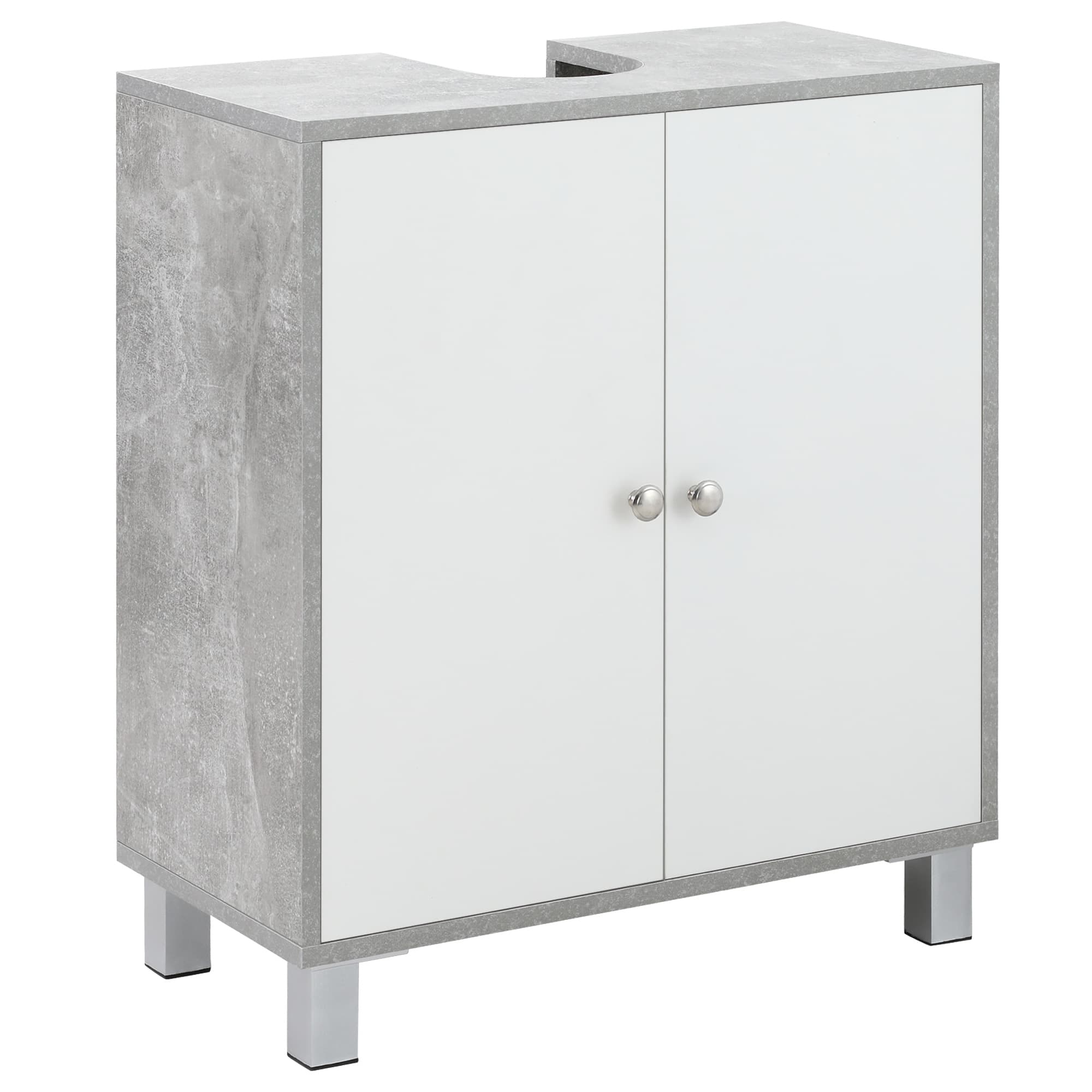 Transform Your Bathroom with the Kleankin Under Sink Cabinet - Multicolored