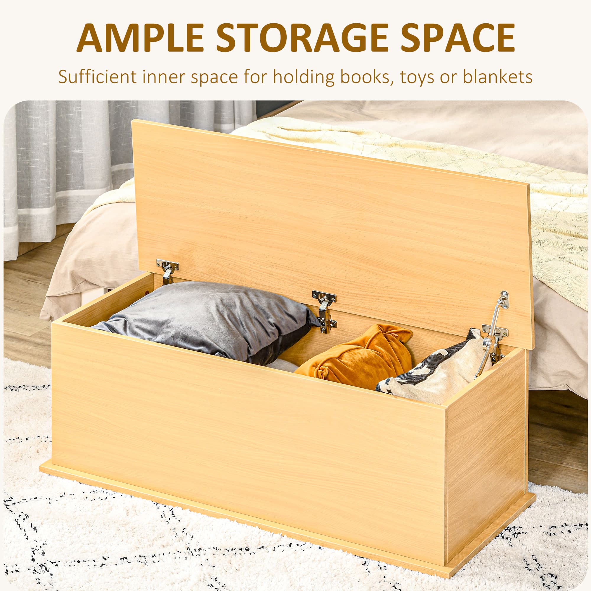 Transform Your Space with this 113L Burlywood Storage Chest - image 4