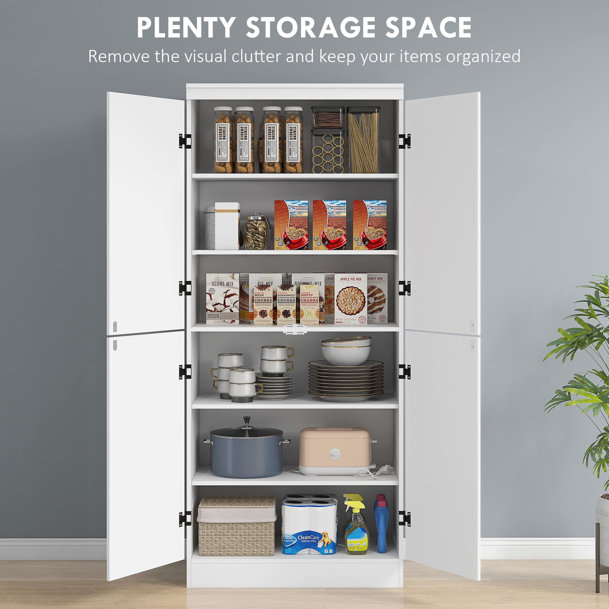Transform Your Space with this Tall 6-Tier Larder Cupboard - image 5