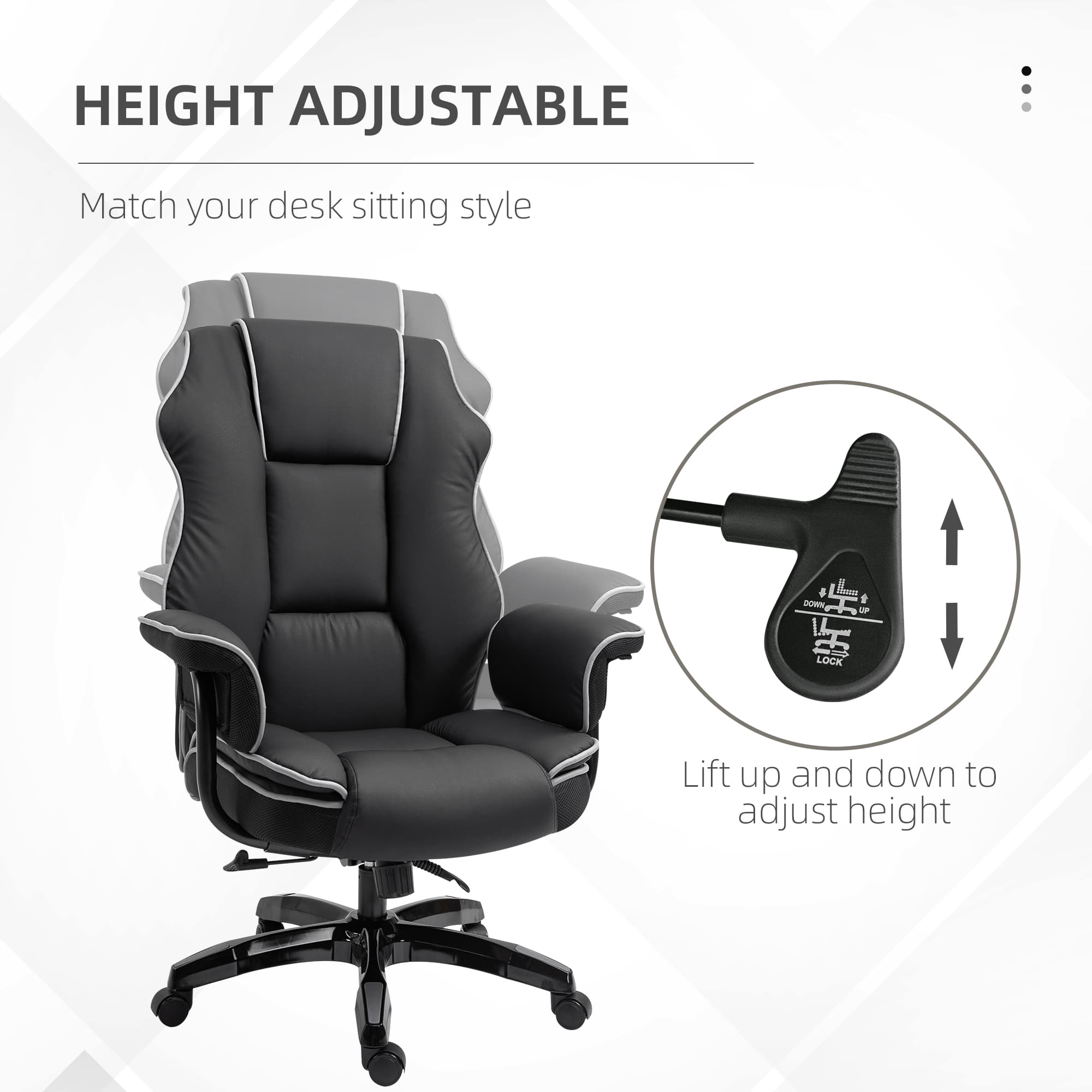 Transform Your Workspace with this Reclining Executive Chair - image 4