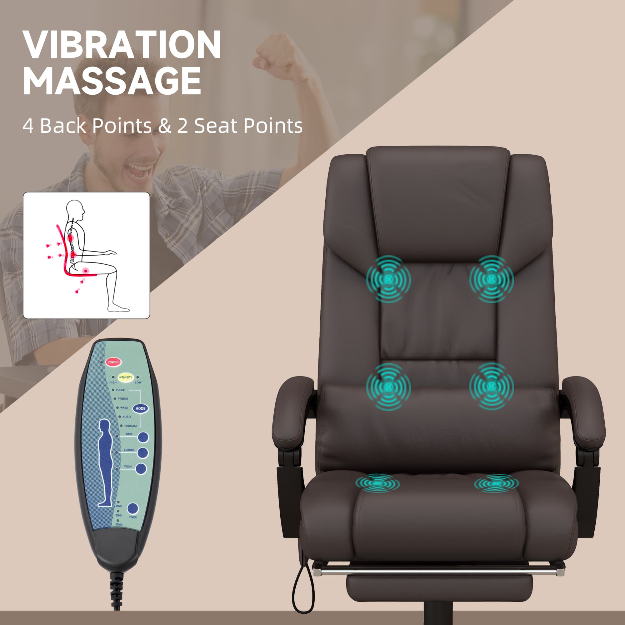 Transform Your Workday With The Vinsetto Massage Chair - image 2