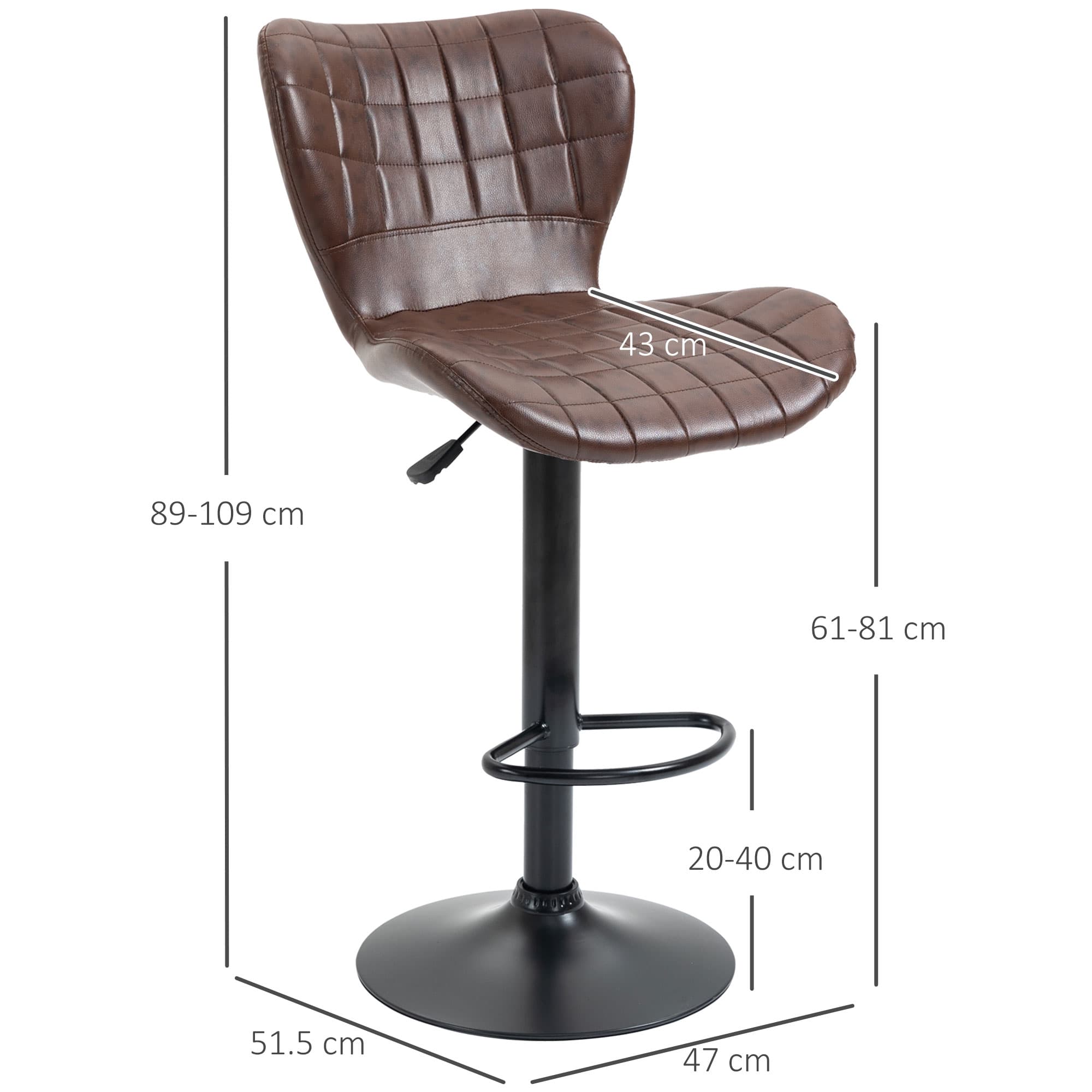 Transform Your Kitchen with Premium Brown Swivel Bar Stools - image 1
