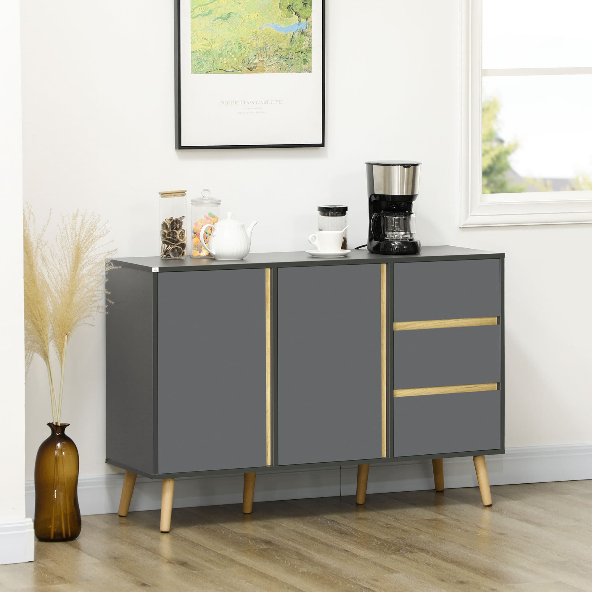 Transform Your Space with this Modern Dark Grey Sideboard - image 3