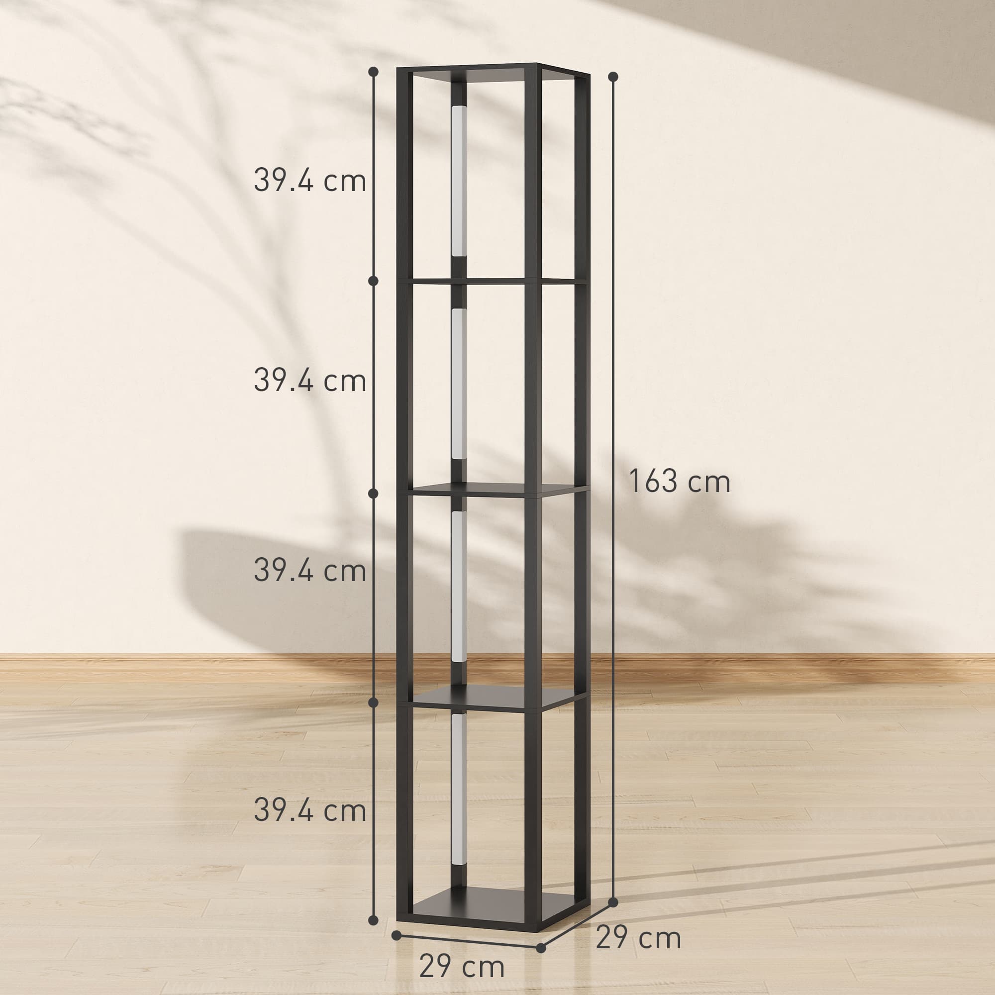 Transform Your Space with this Dimmable LED Shelf Floor Lamp - image 4
