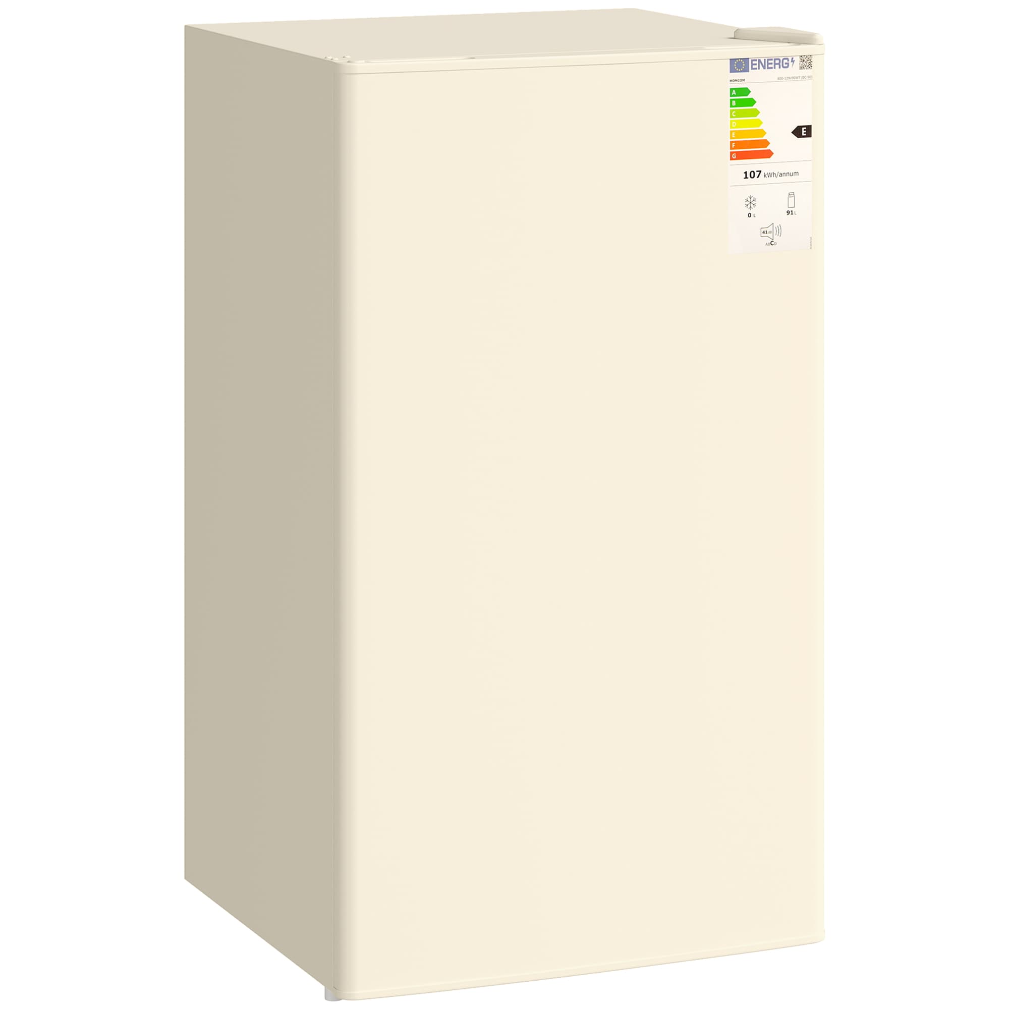 91-Litre Under-Counter Fridge with Chiller Box — Beige - image 6