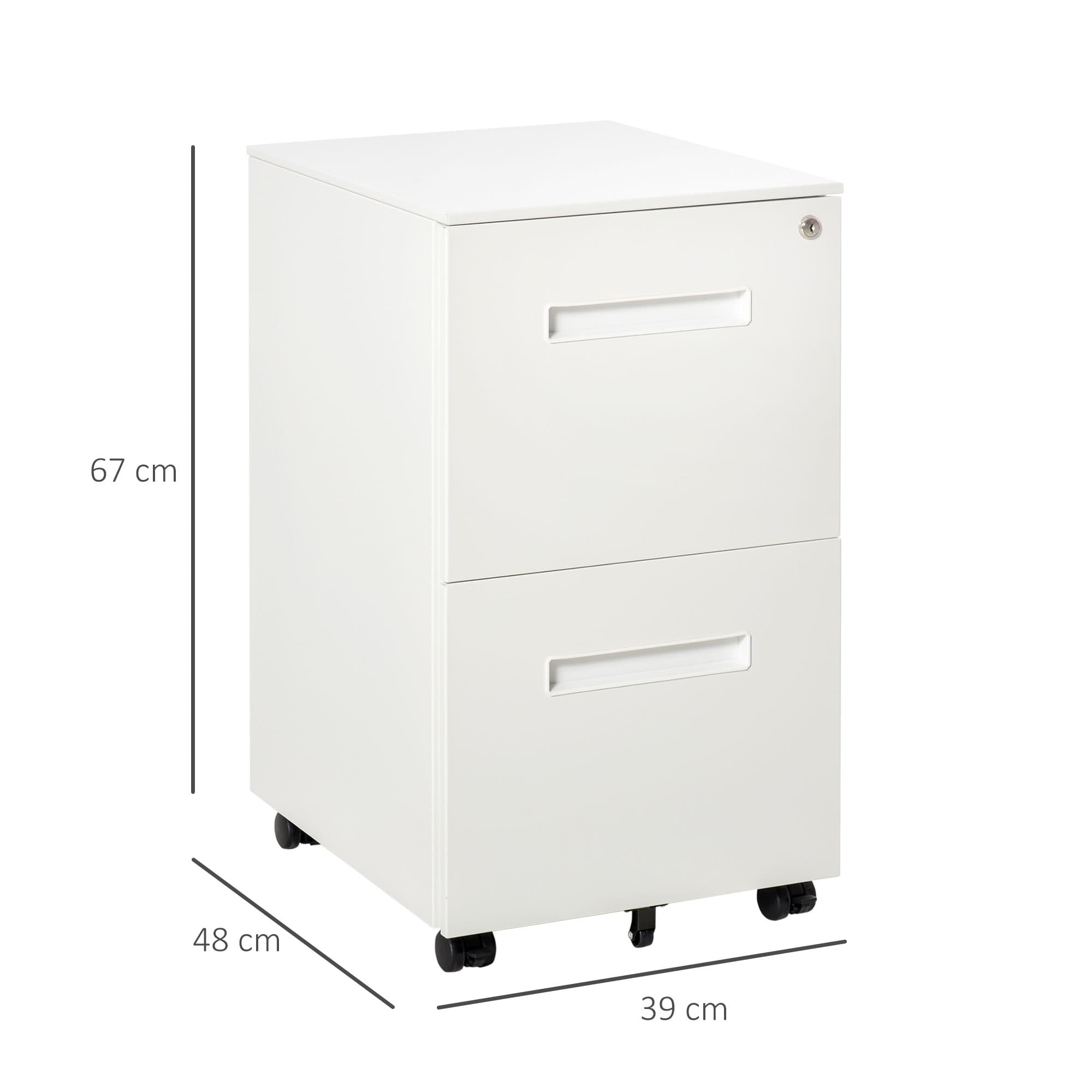Secure Your Workspace with the Vinsetto Mobile Filing Cabinet - image 2