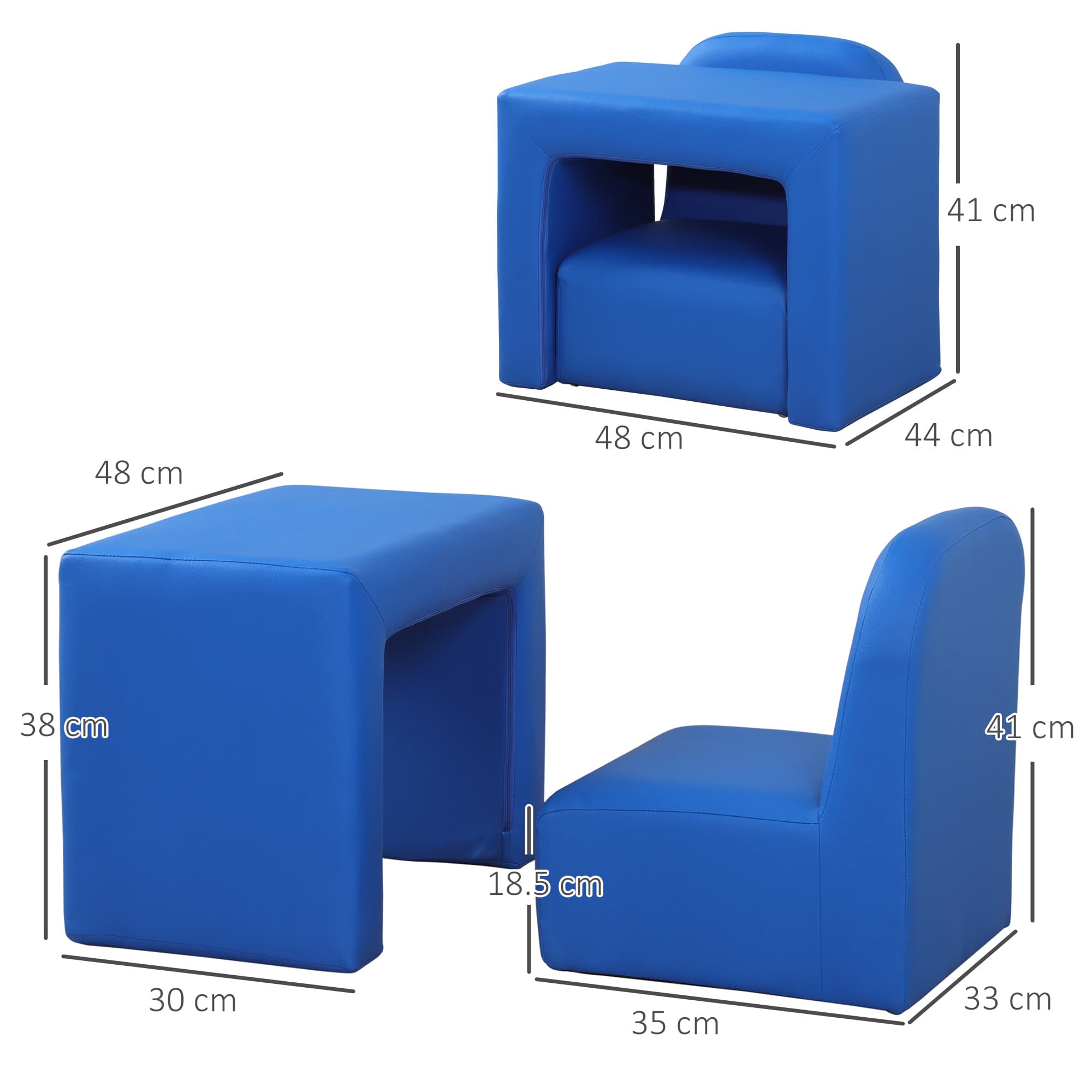 Transform Playtime with this 2-in-1 Toddler Sofa & Table Set - image 1