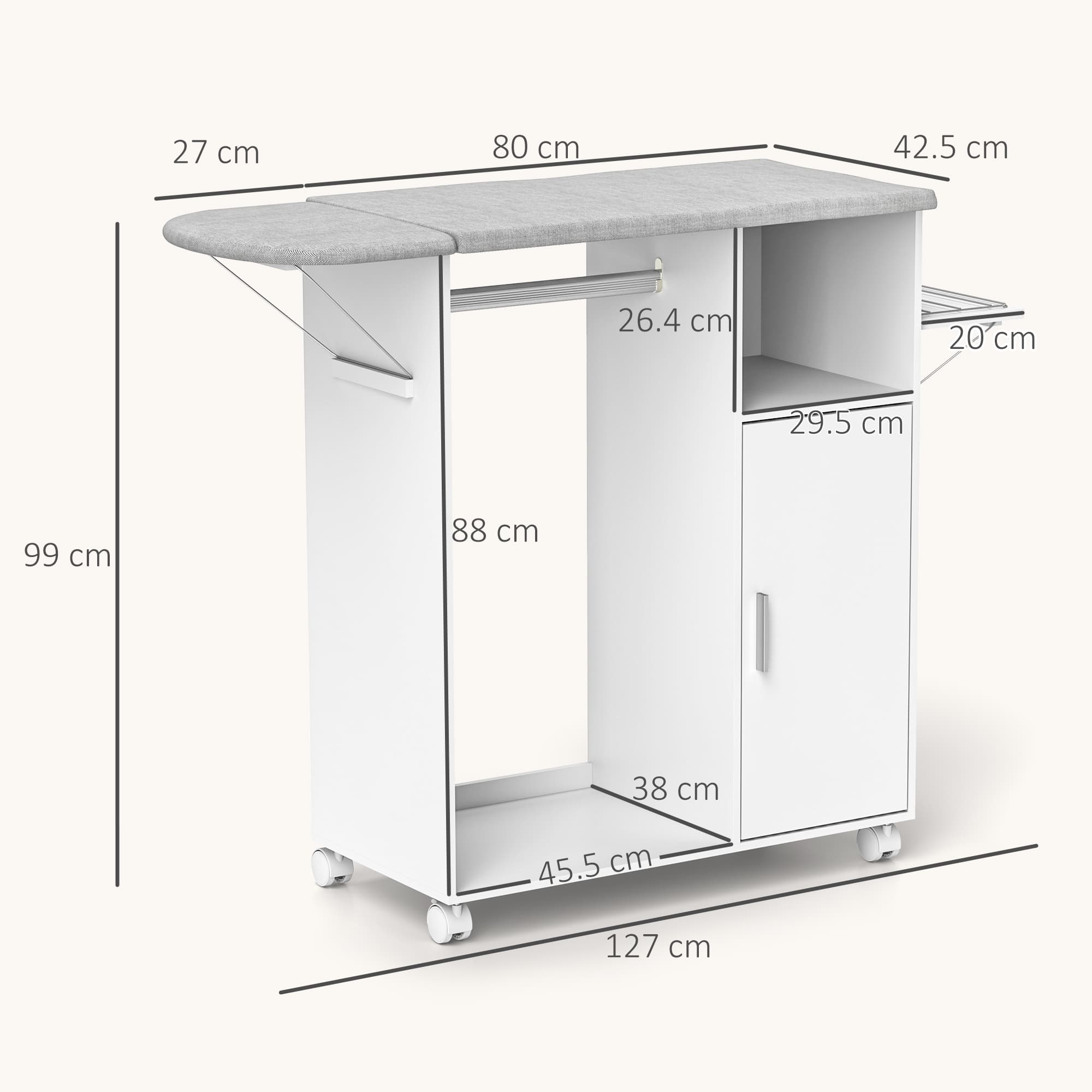 Transform Your Laundry Room With This Rolling Ironing Cabinet - image 1