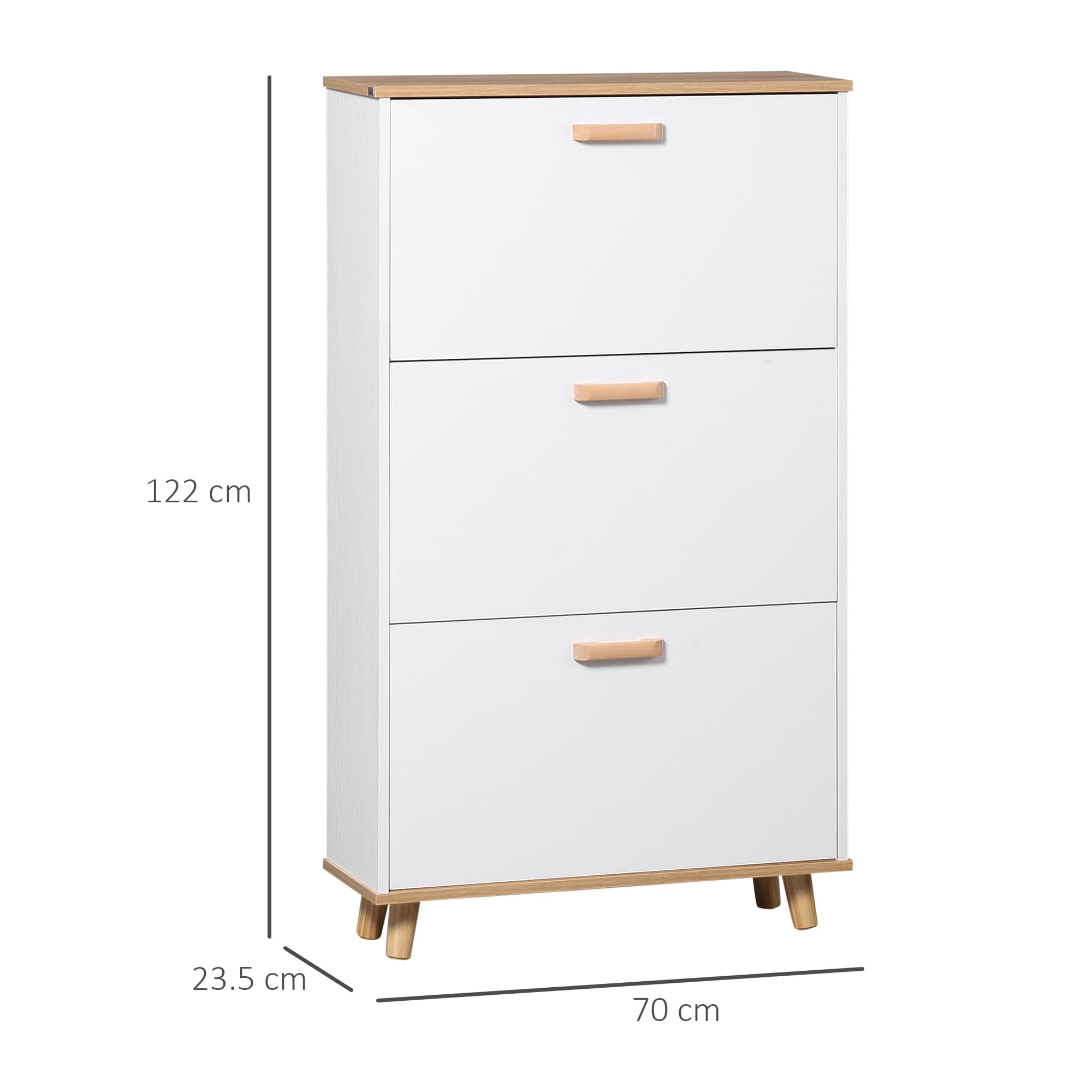 Transform Your Hallway With This Slim White Shoe Cabinet - image 1