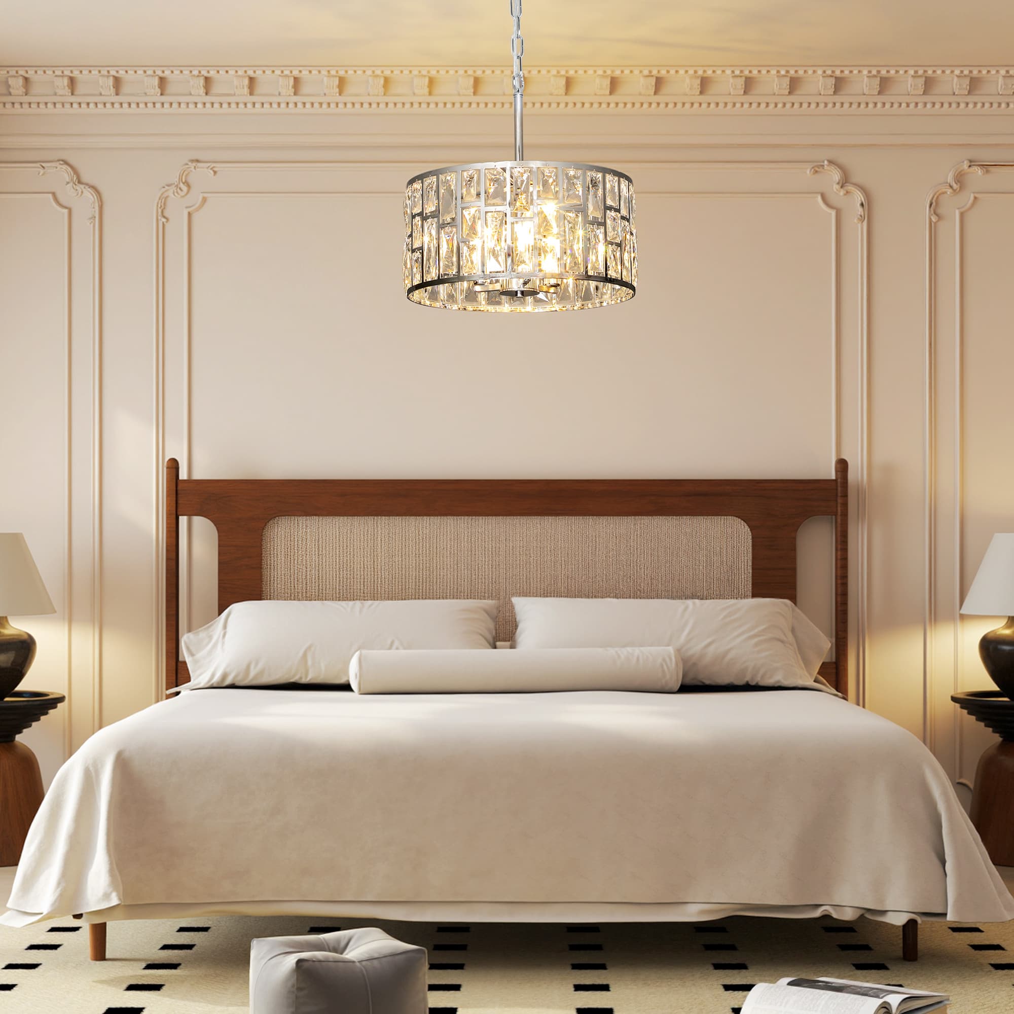Transform Your Home with this Silver-Tone Glass Chandelier - image 2
