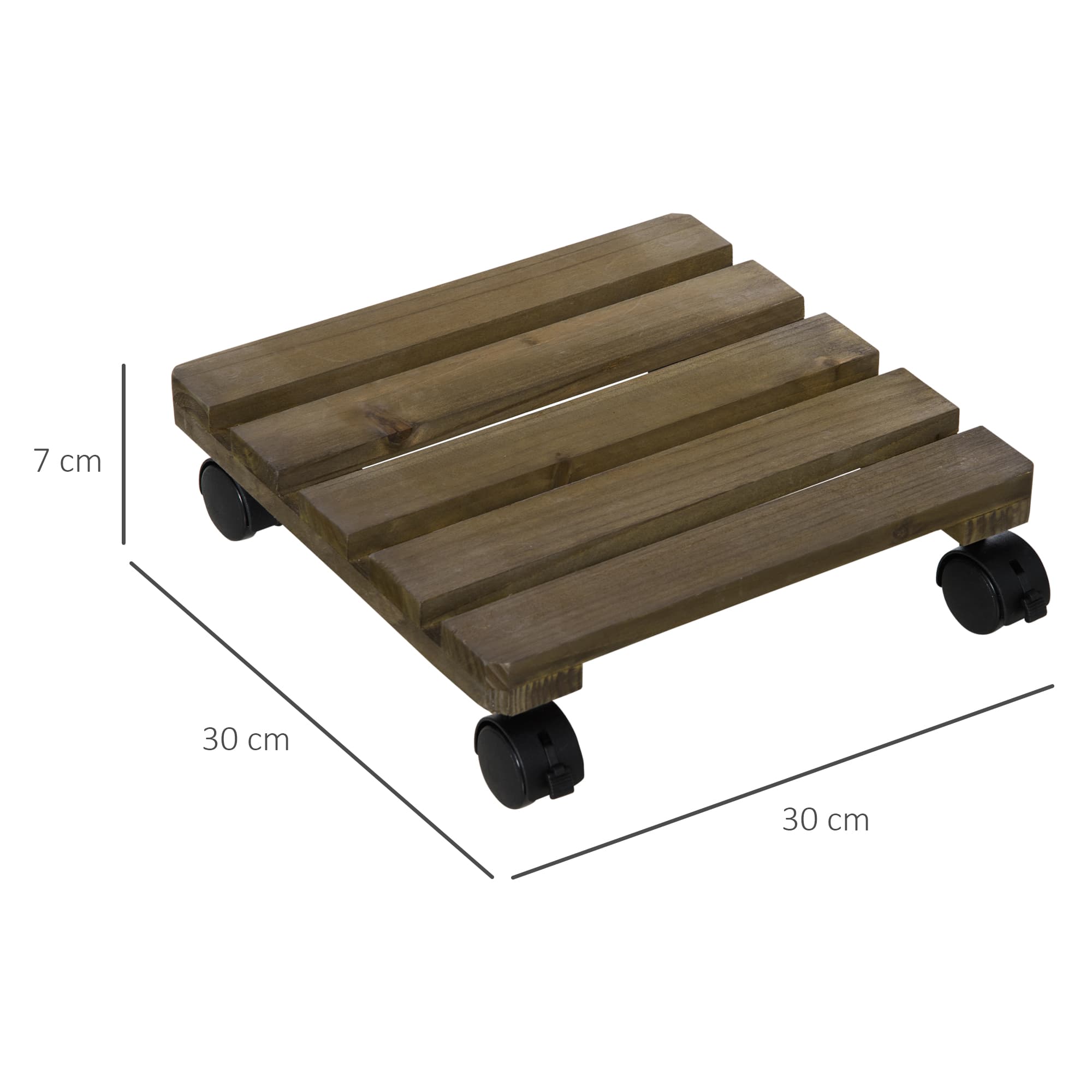Move Heavy Pots Easily with These Wooden Plant Caddies - image 6