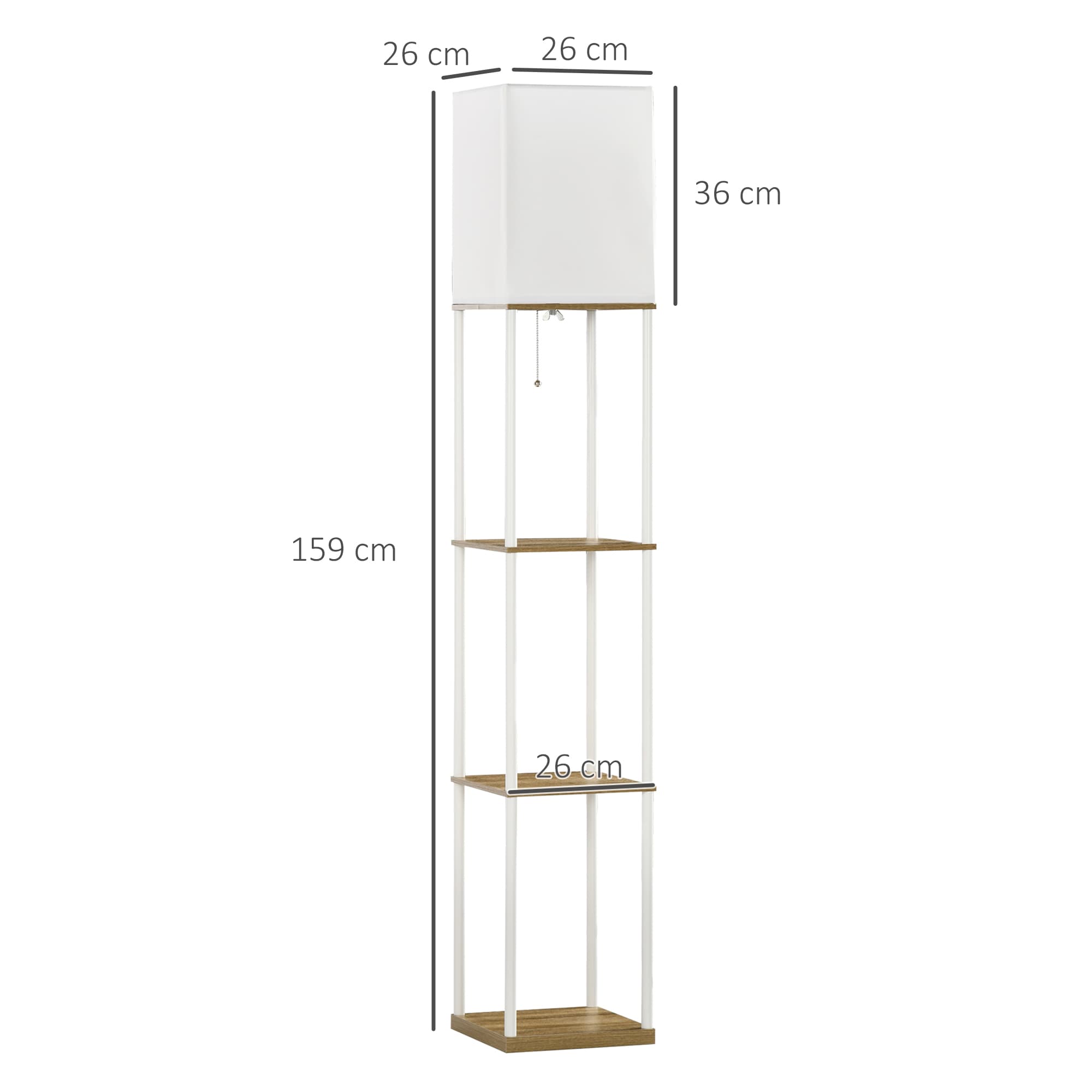 Light and Display with a Shelf Floor Lamp - image 10