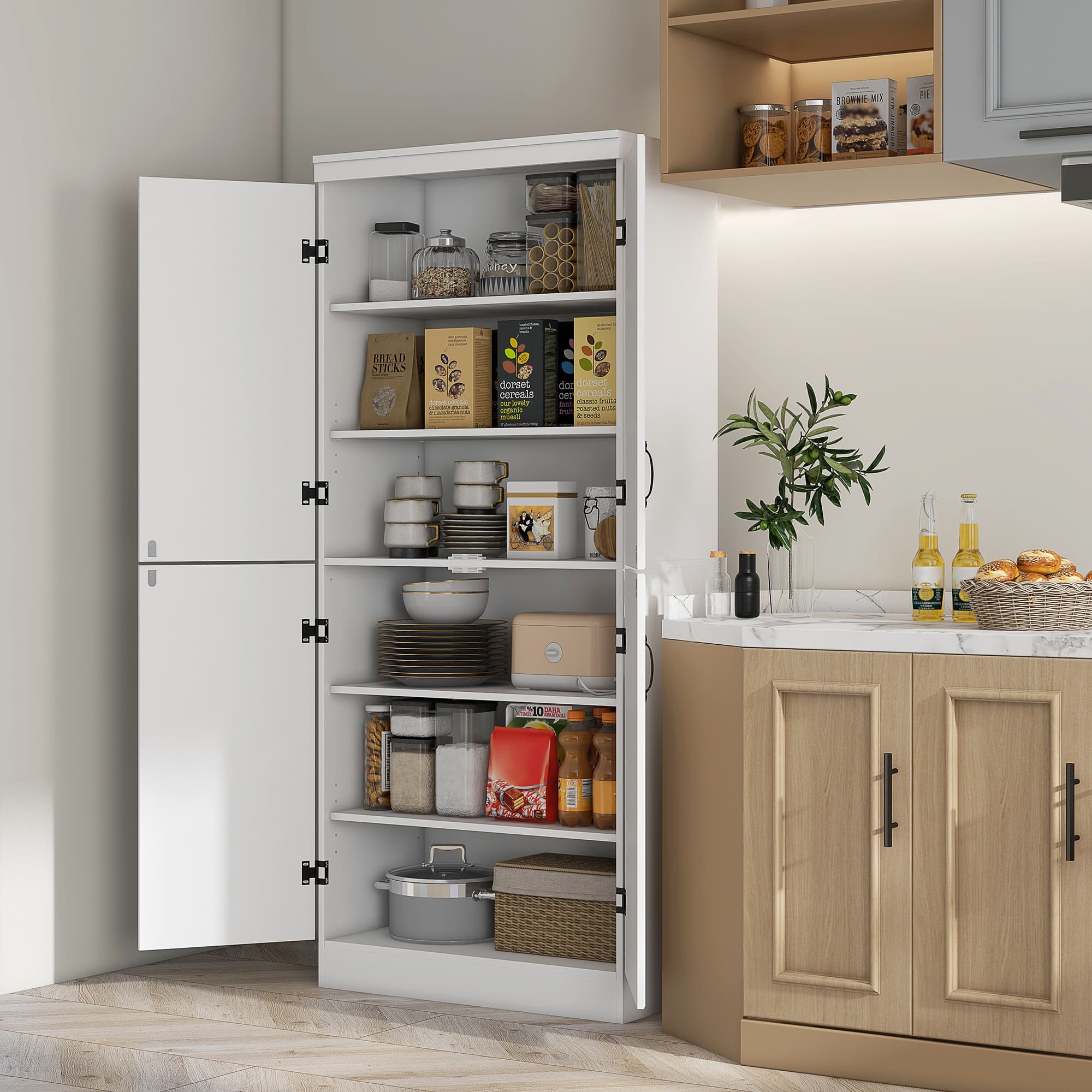 Transform Your Space with this Tall 6-Tier Larder Cupboard - image 3