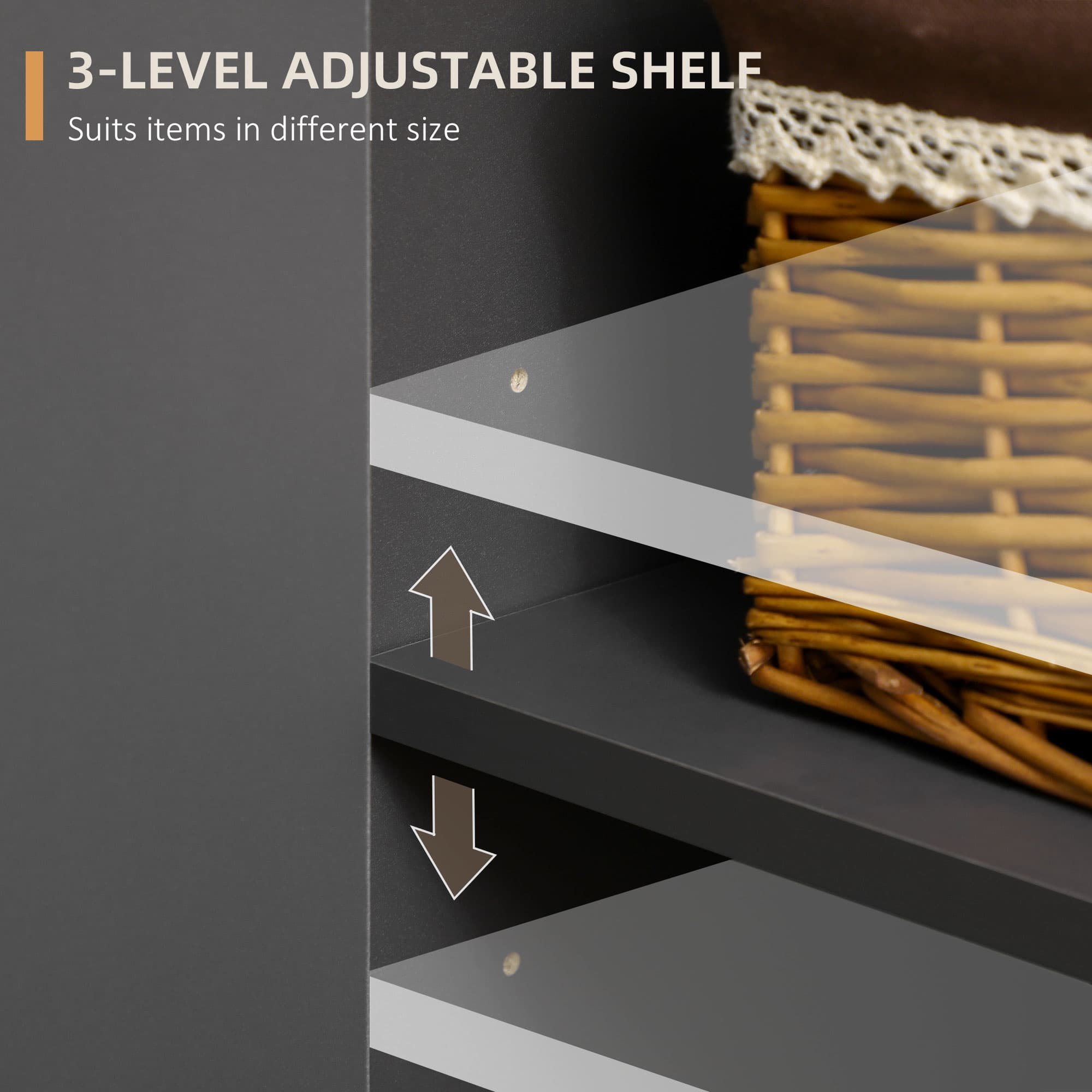 Transform Your Space with this Modern Dark Grey Sideboard - image 4