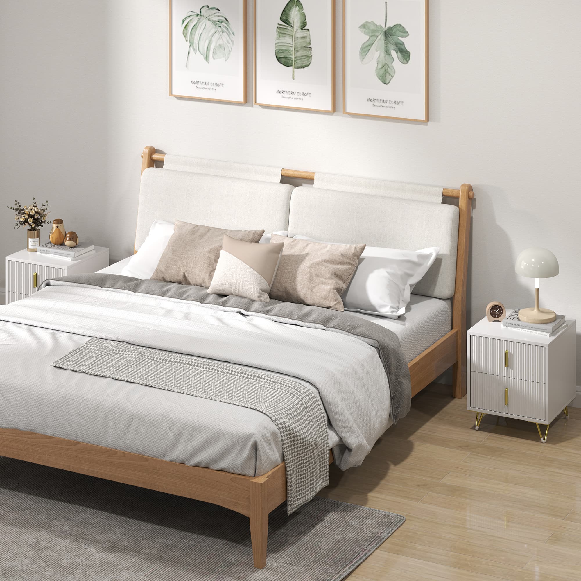 Transform Your Bedroom with these Elegant White & Gold Drawers - image 3