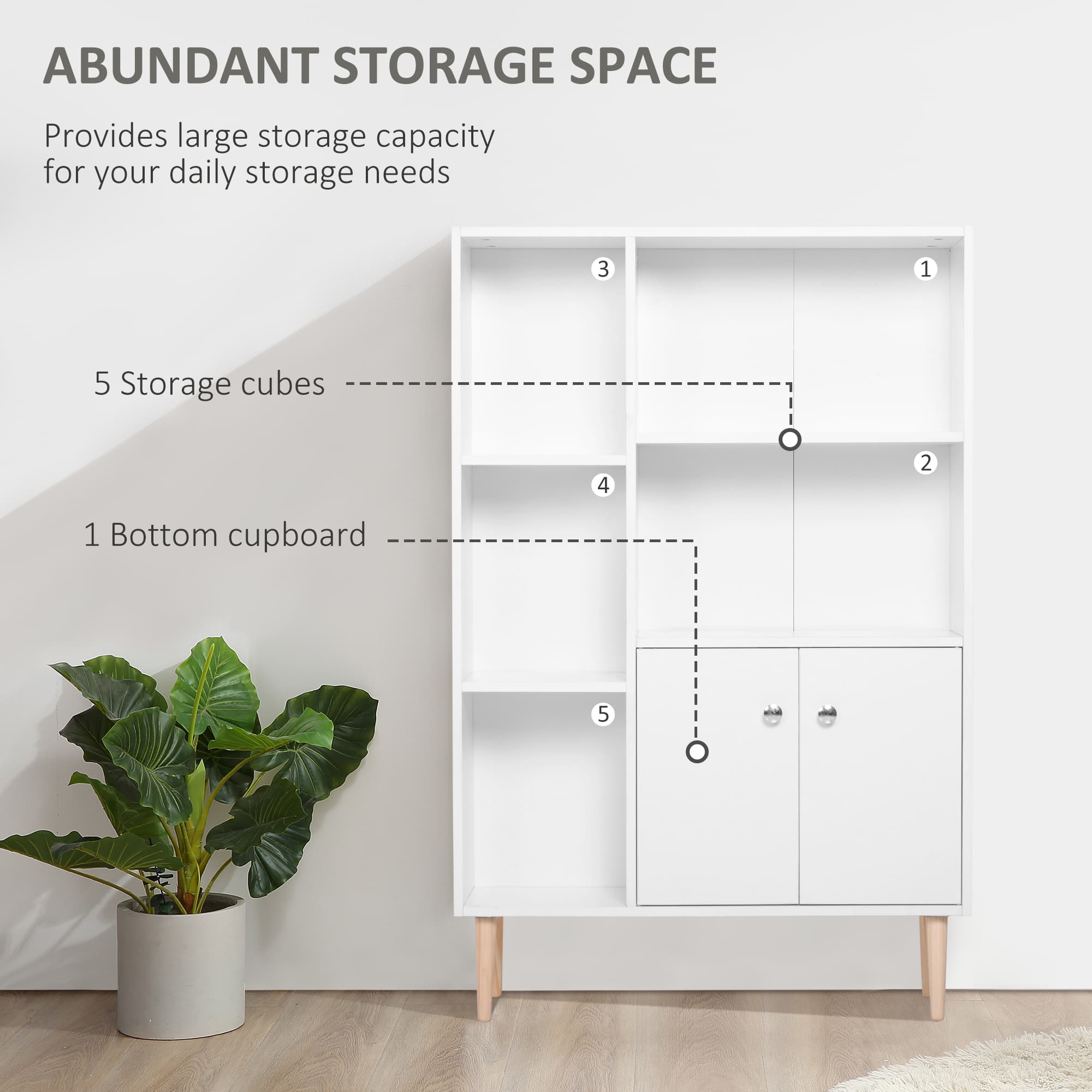 Effortless Storage With This Modern White Sideboard Unit - image 4