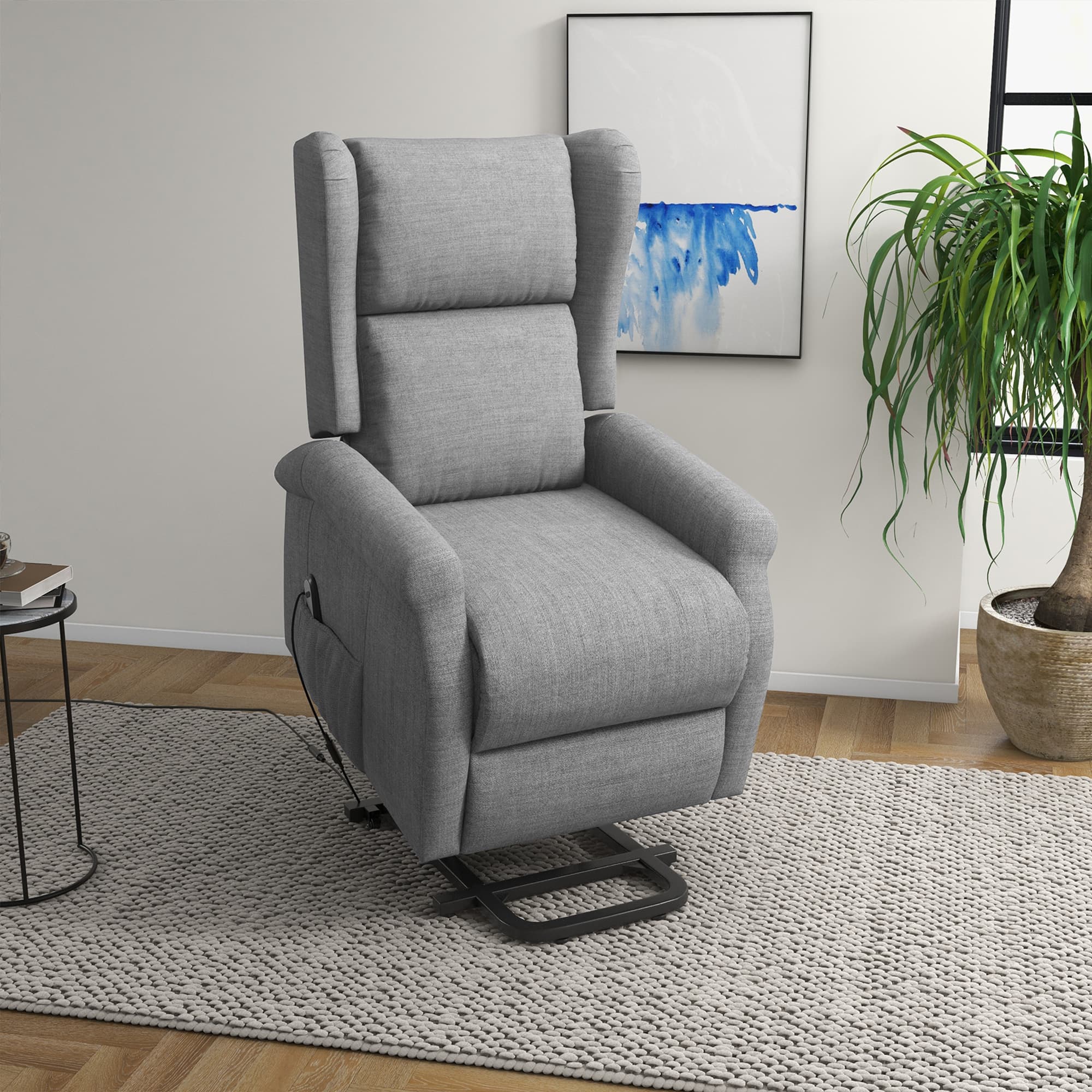 Effortless Comfort: Grey Electric Riser Recliner Armchair - image 5
