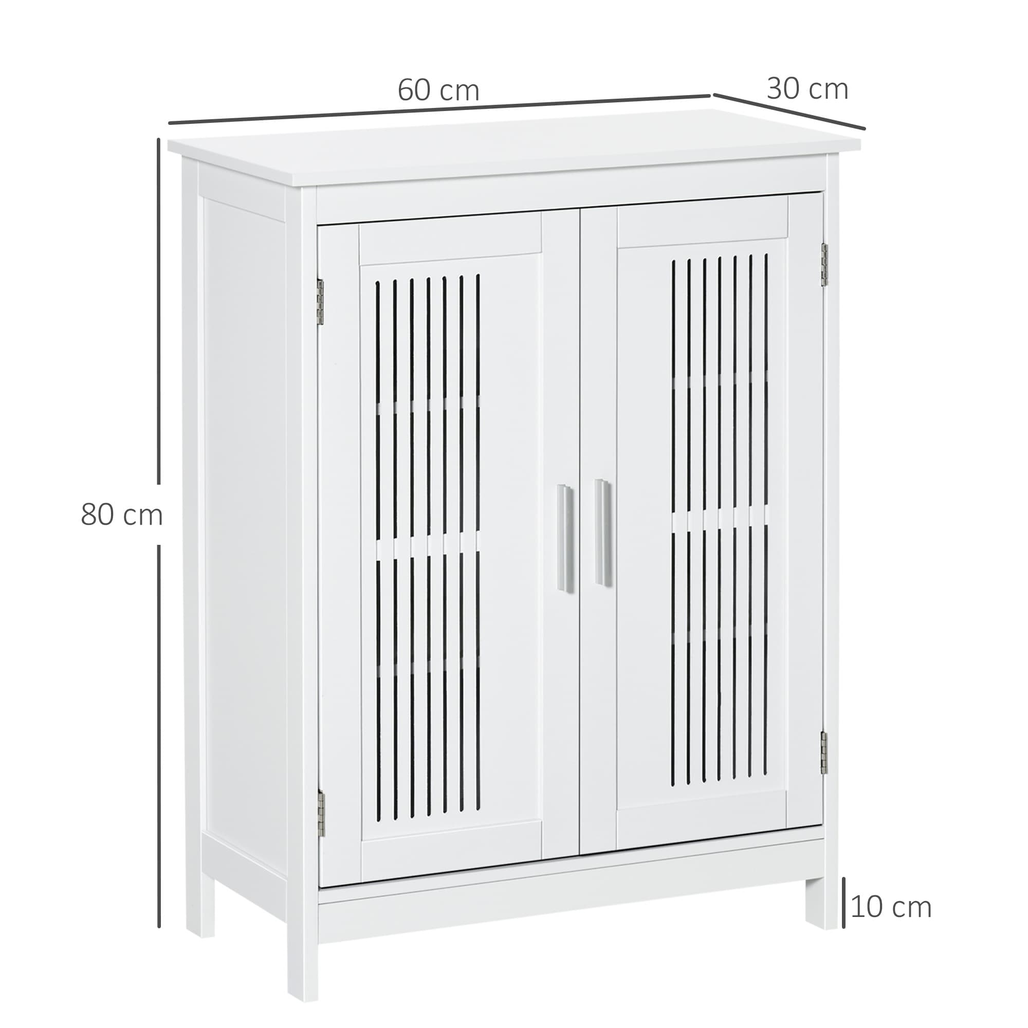 Transform Your Space with the Kleankin White Bathroom Cabinet - image 1