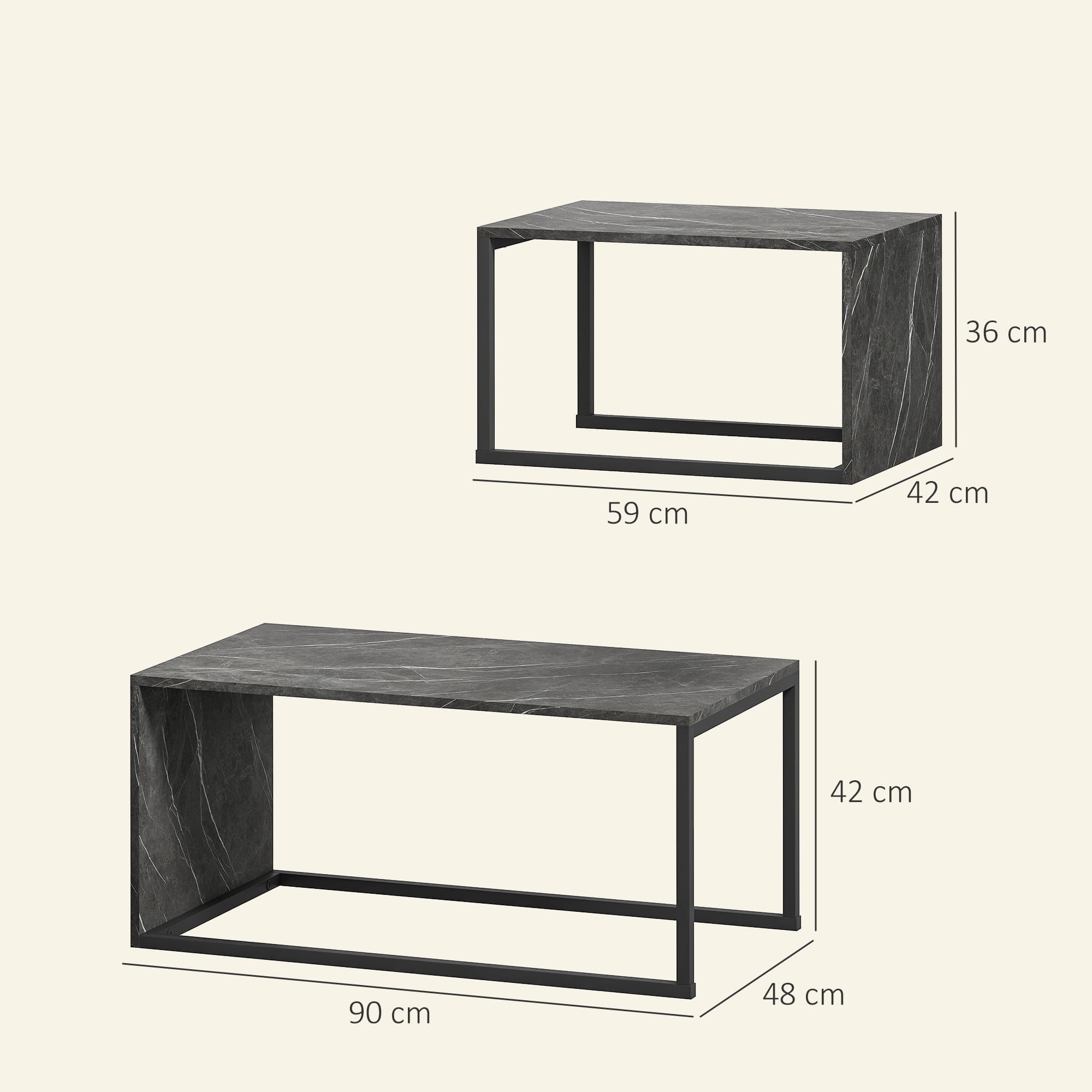 Transform Your Living Room With Industrial Nesting Tables - image 2