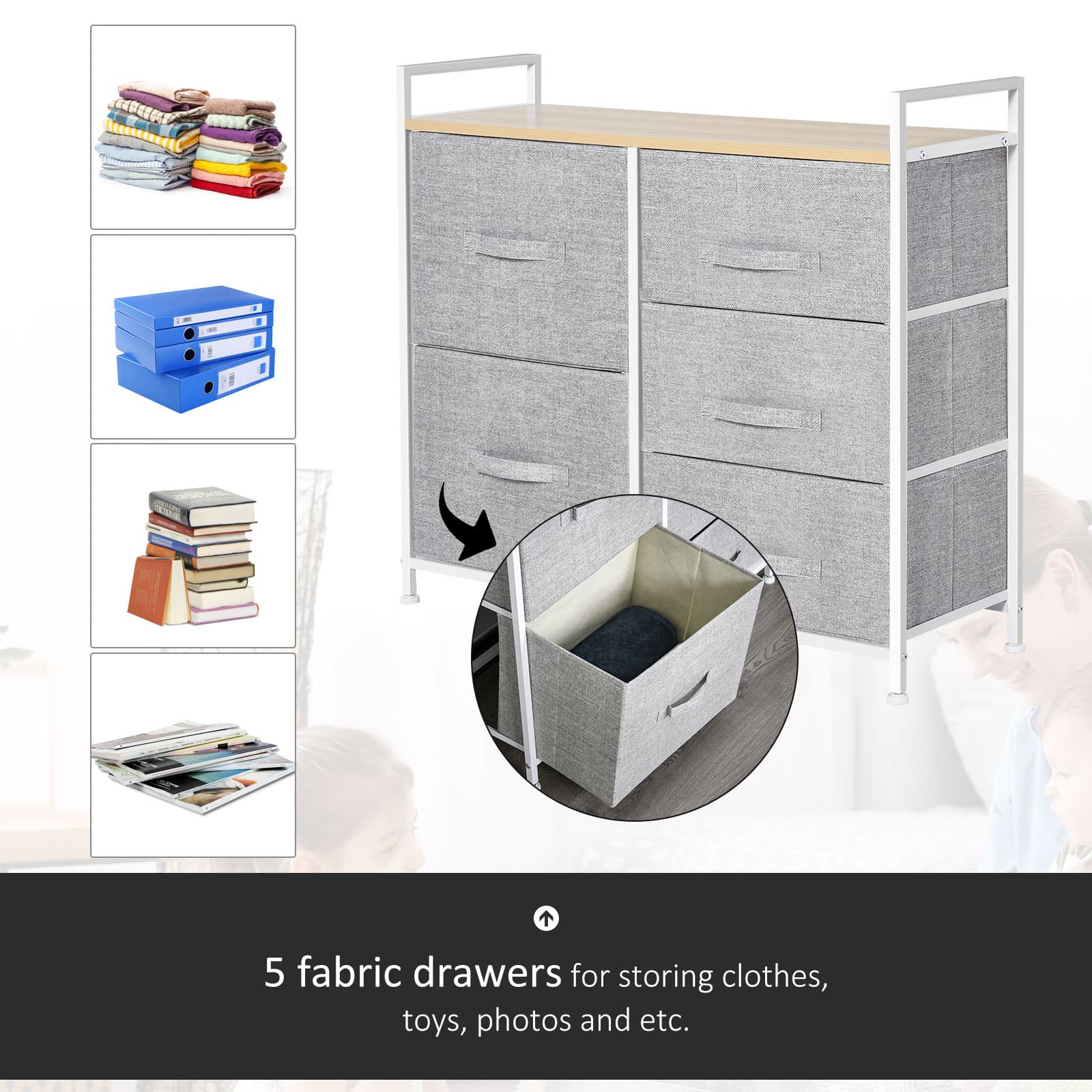 Transform Your Space with this 5-Drawer Linen Storage Unit - image 2