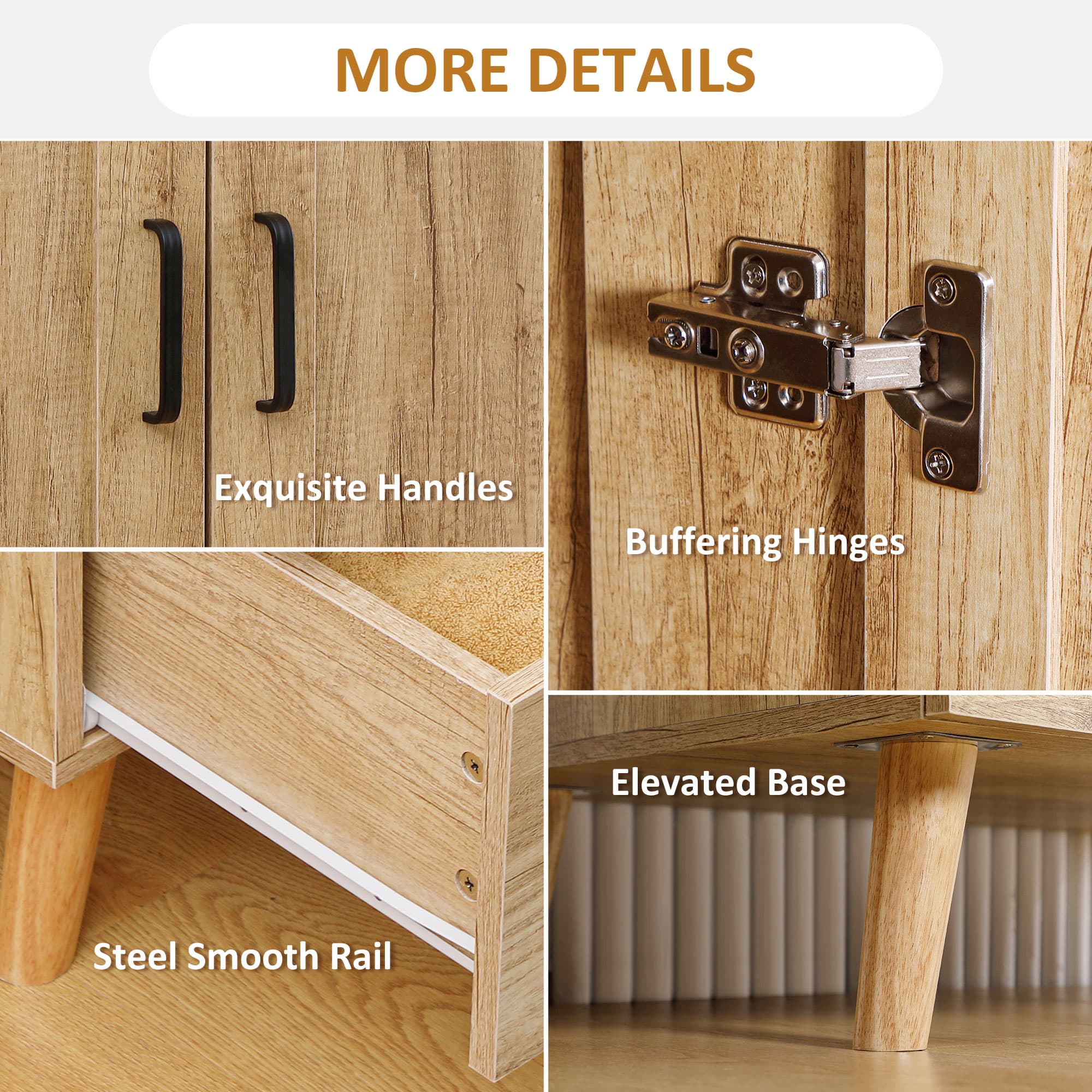 Effortless Bedroom Storage: Natural 2-Door Wardrobe - image 2