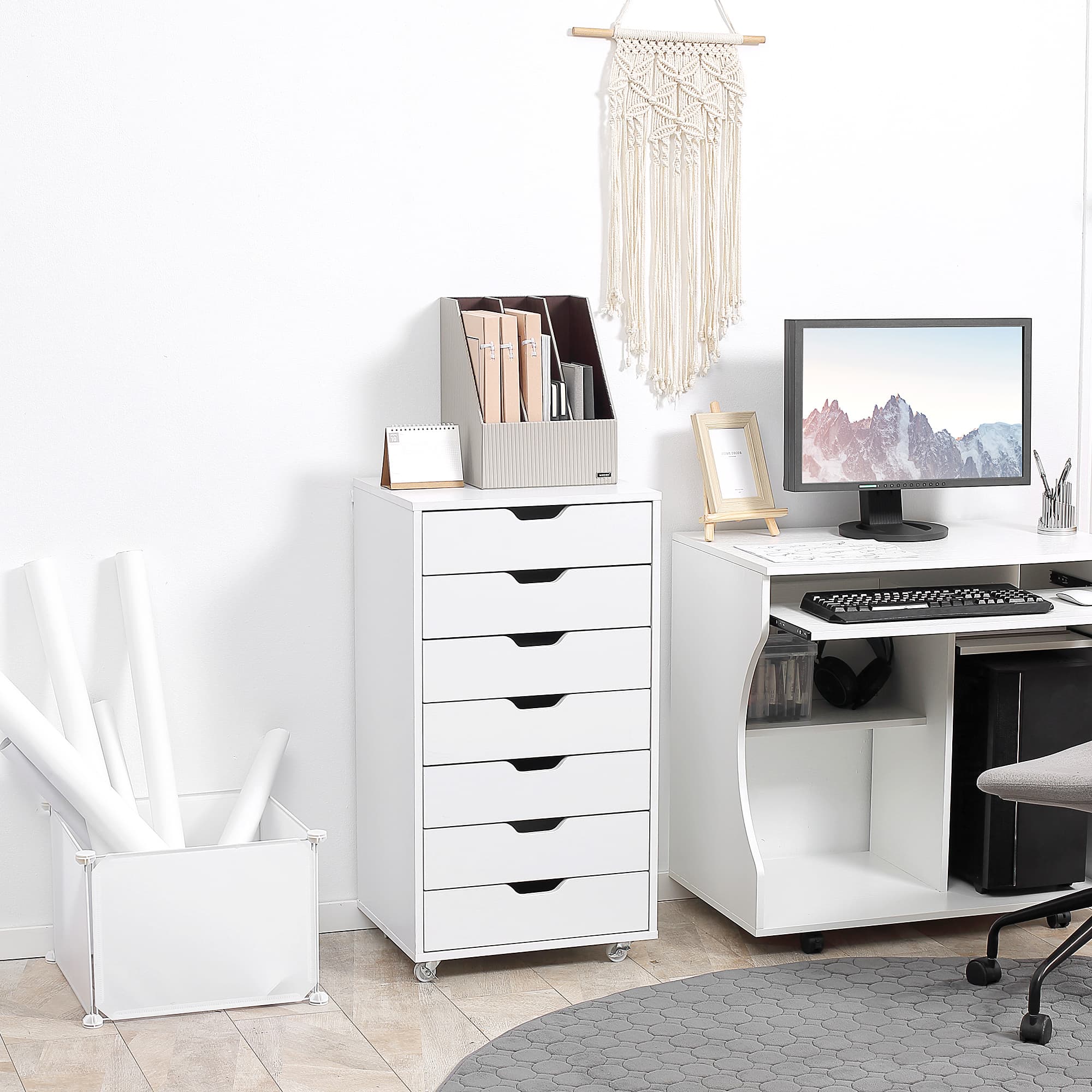 Seven drawers on wheels — office storage that moves when you need it - image 7
