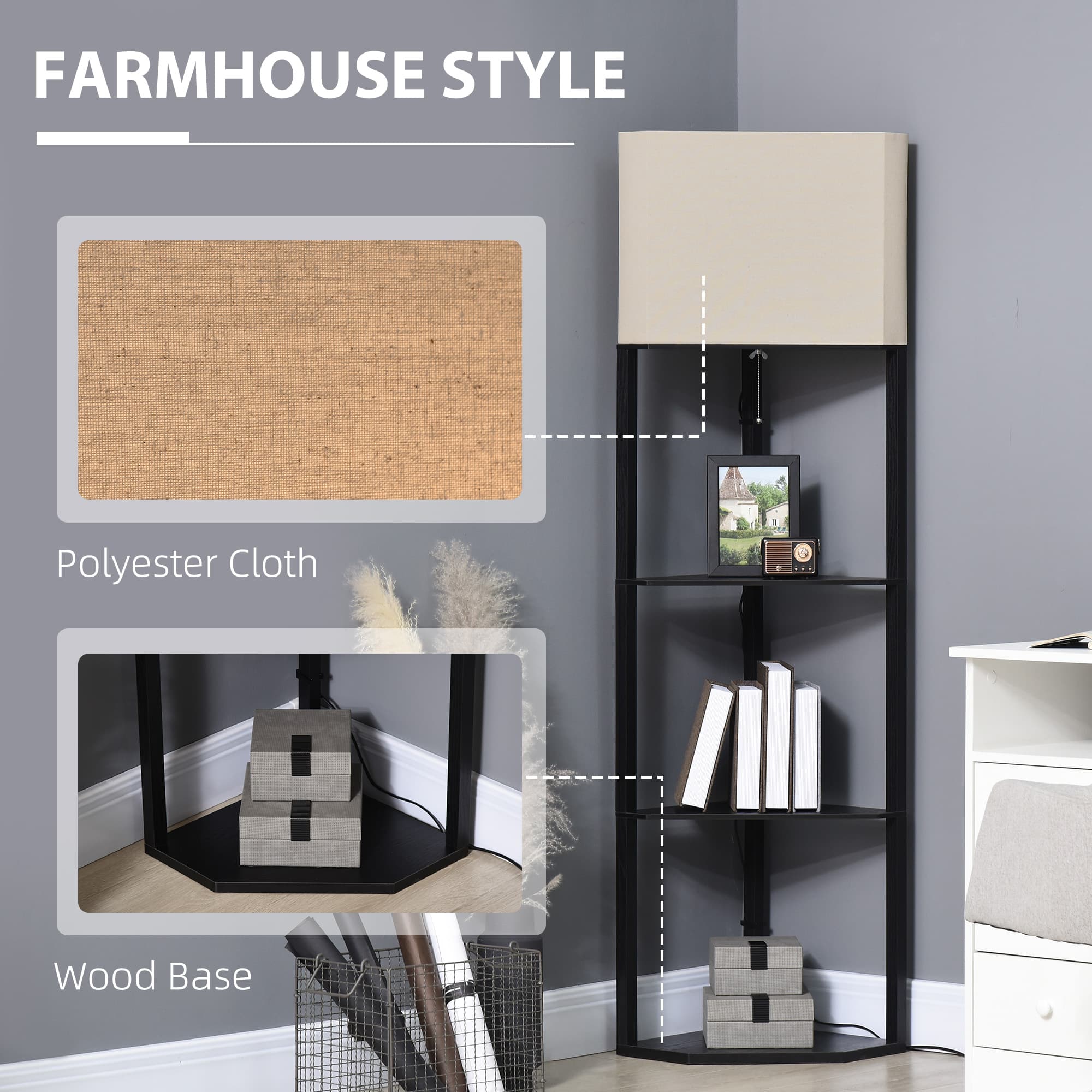 Transform Your Space With This Modern Corner Shelf Lamp - image 3