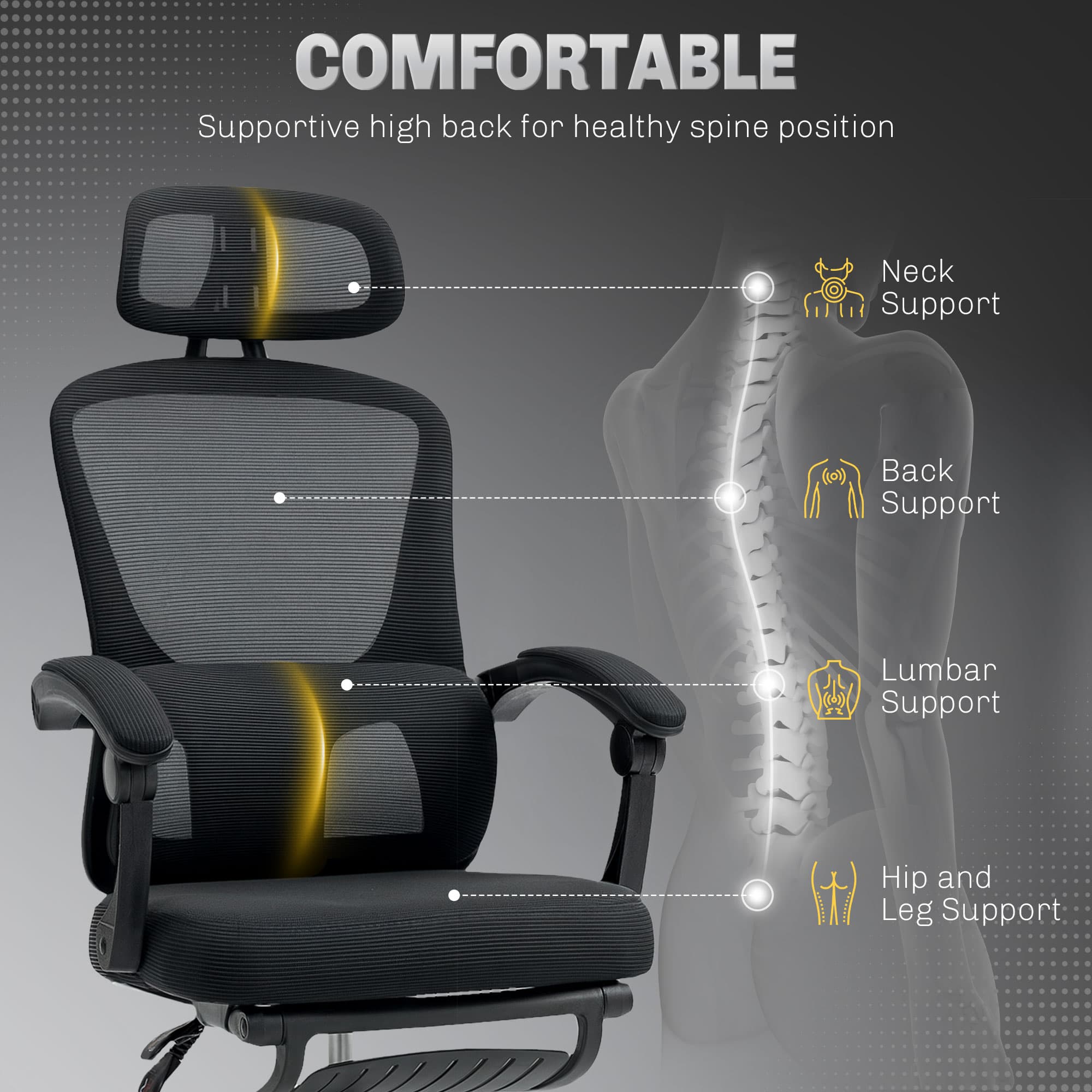 Transform Your Workday with this Ergonomic Reclining Chair - image 1