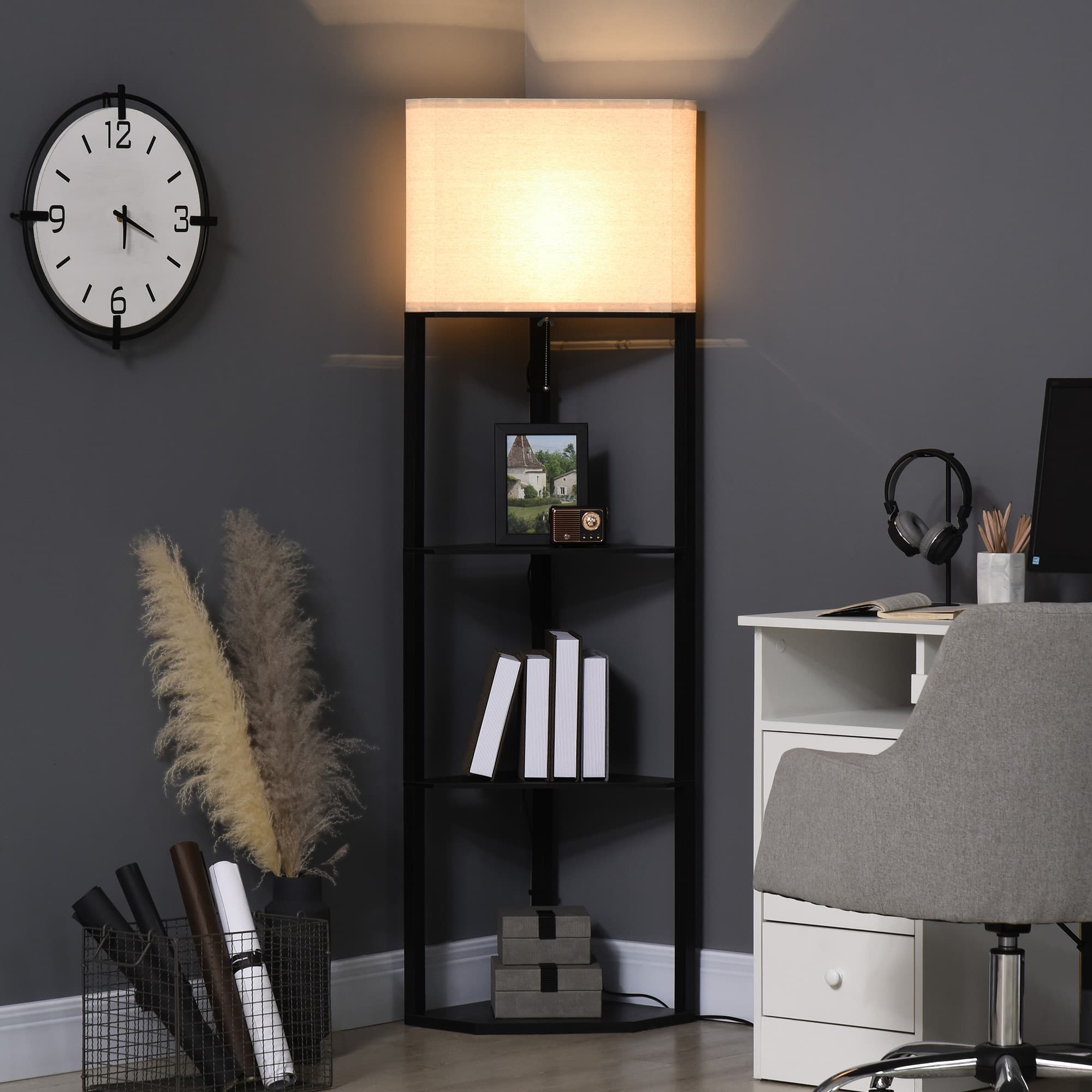 Transform Your Space With This Modern Corner Shelf Lamp - image 5