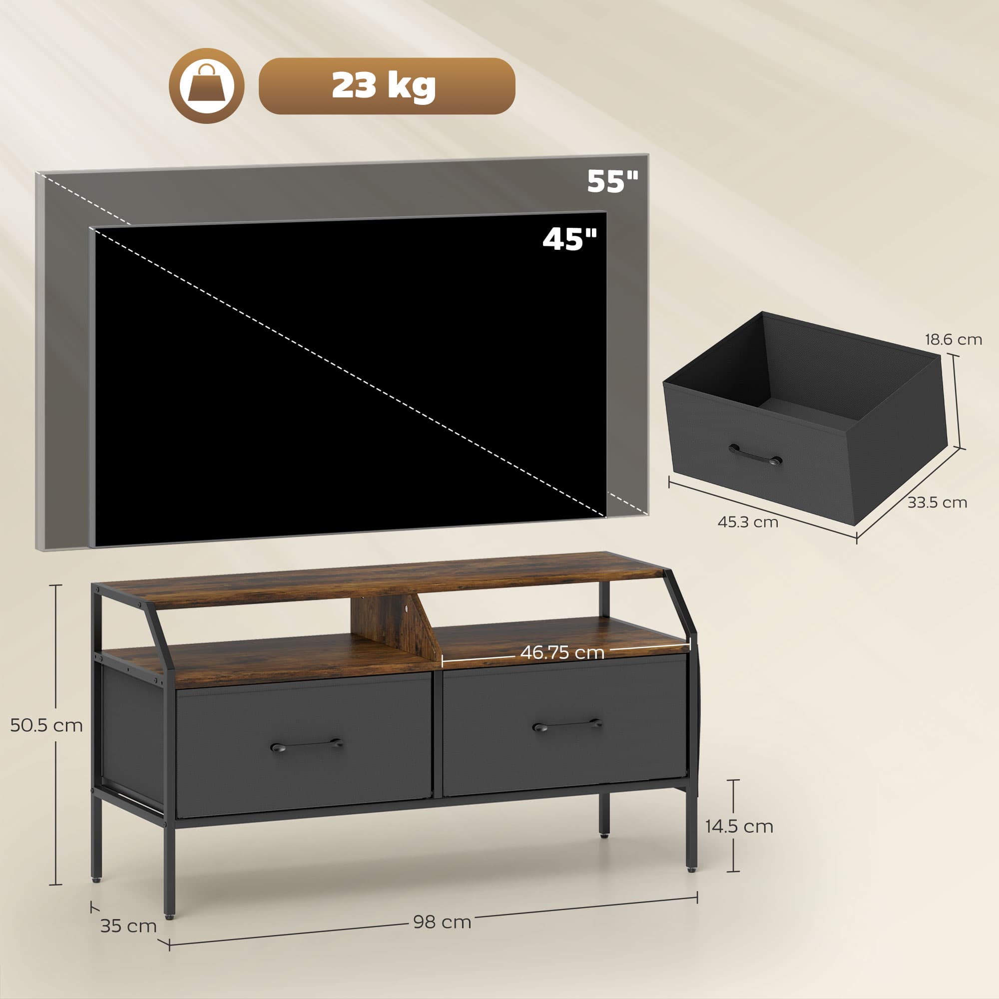 Transform Your Space with this Industrial Rustic TV Unit - image 2