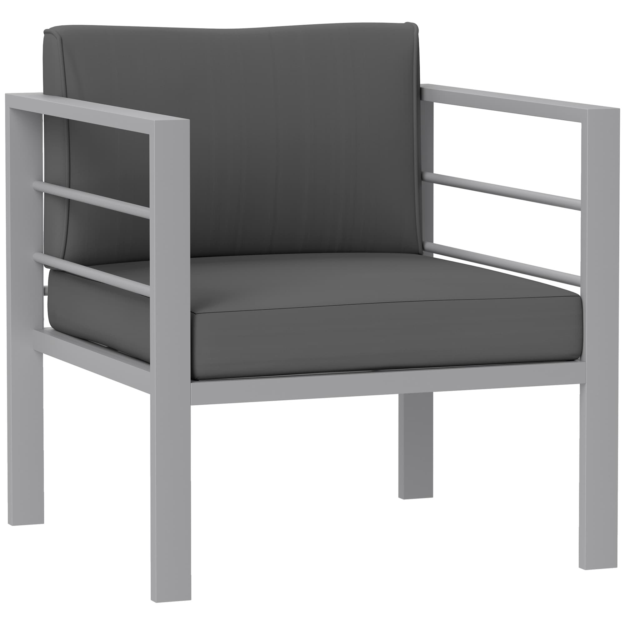 Transform Your Patio With This All-Weather Garden Armchair - Charcoal grey