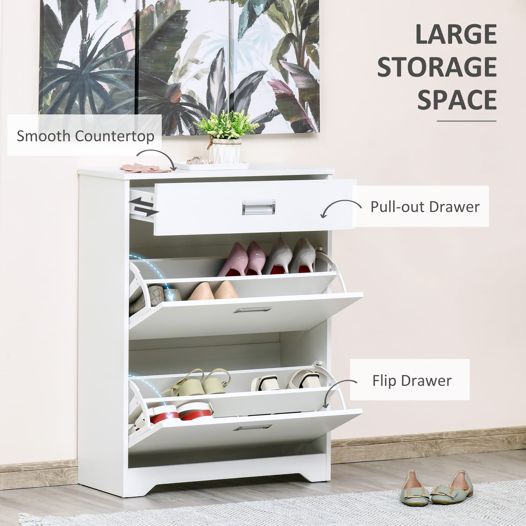 Transform Your Hallway With This Slim White Shoe Cabinet - image 3