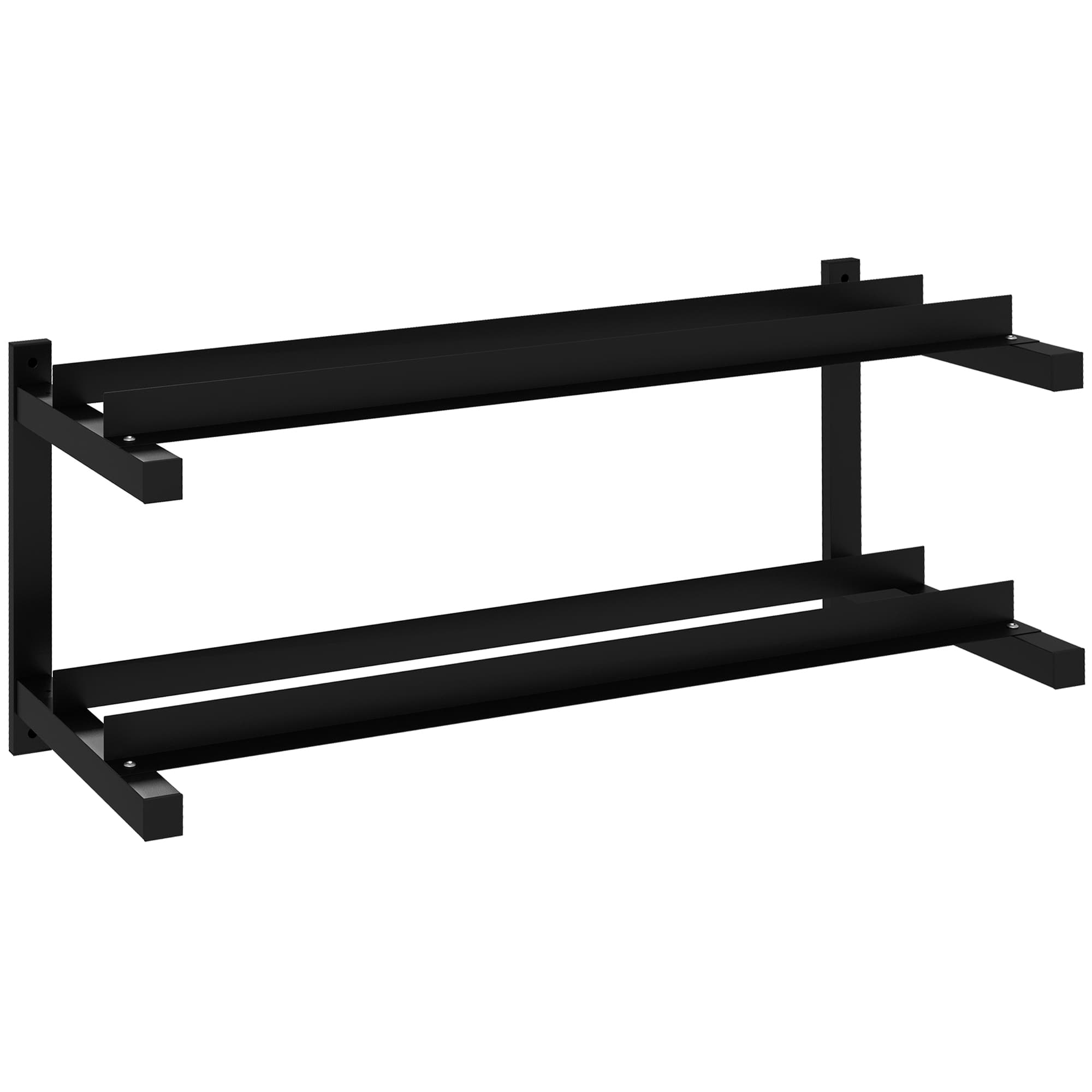 Black Wall Mounted Dumbbell Rack for Home Gyms - image 6