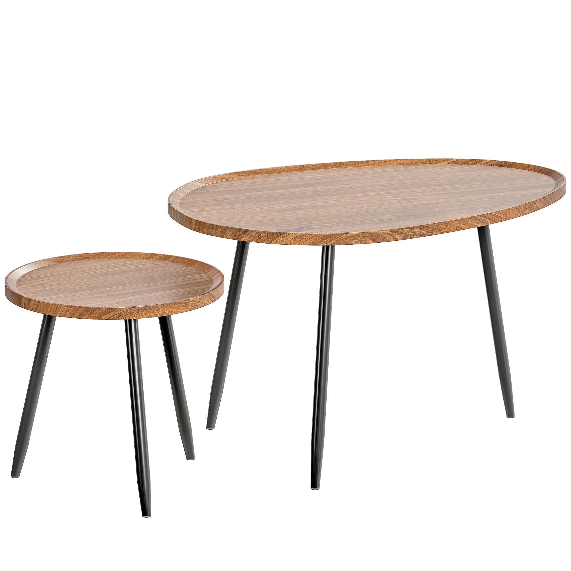 Transform Your Space with this Chestnut Nesting Coffee Table Set - Chestnut