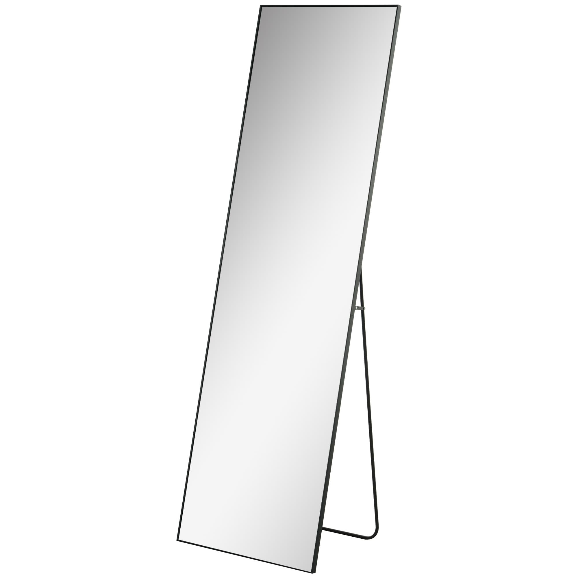 Transform Your Space with this Black Full Length Mirror - Black