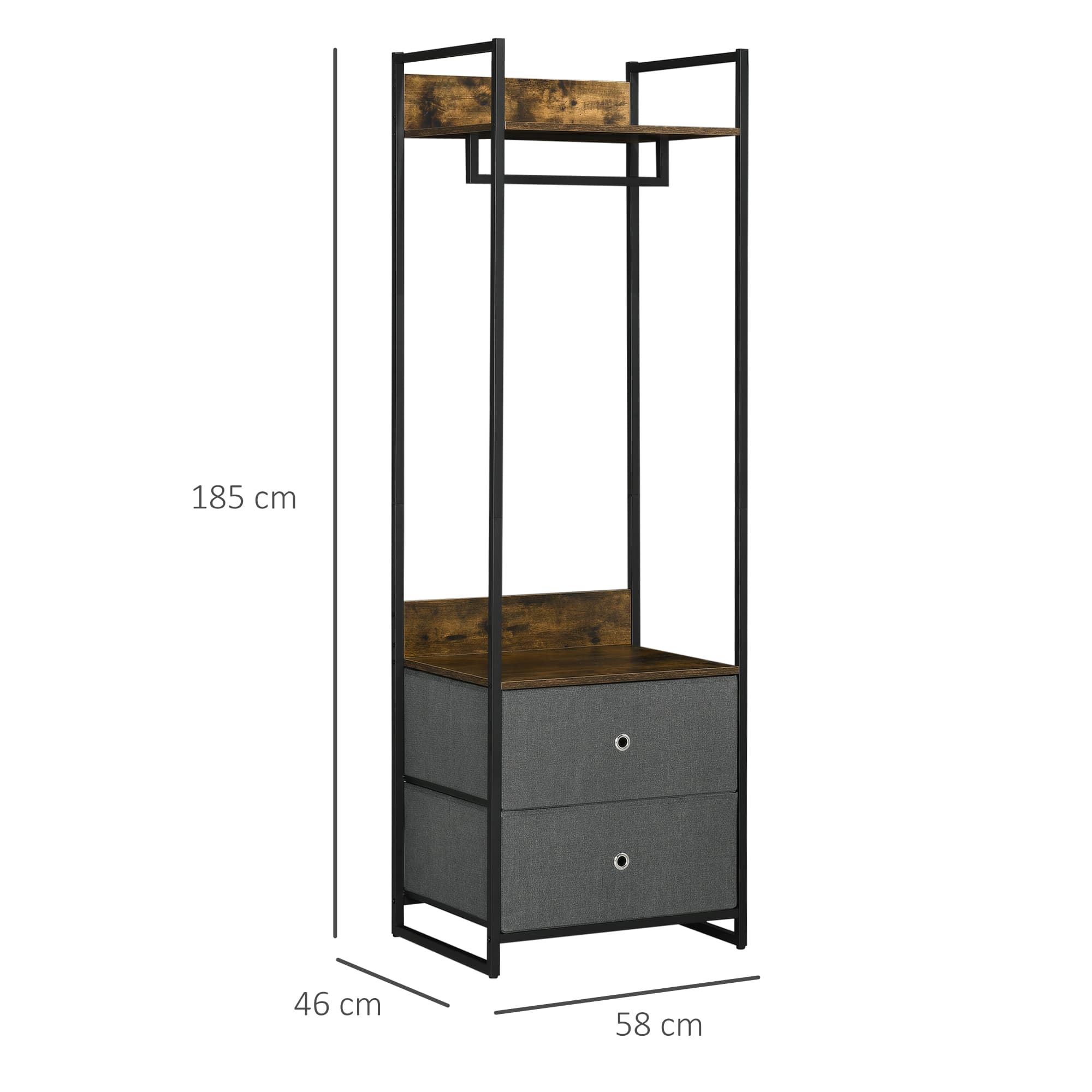 Effortless Organisation With This Rustic Clothes Rail - image 2