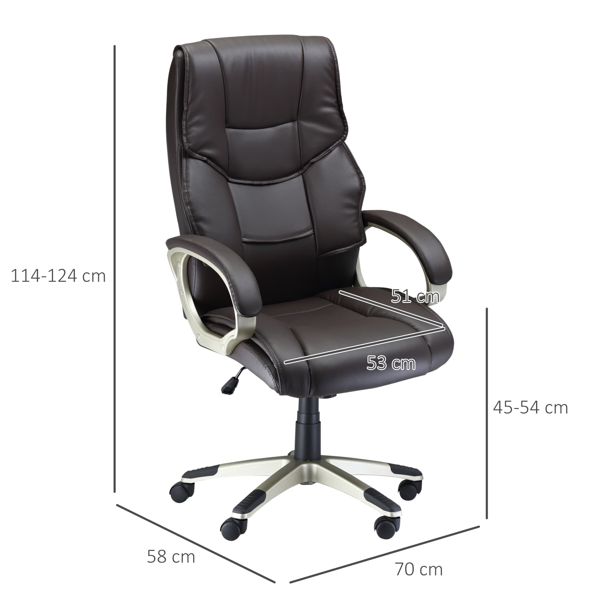Transform Your Workspace with this Premium Brown Office Chair - image 3