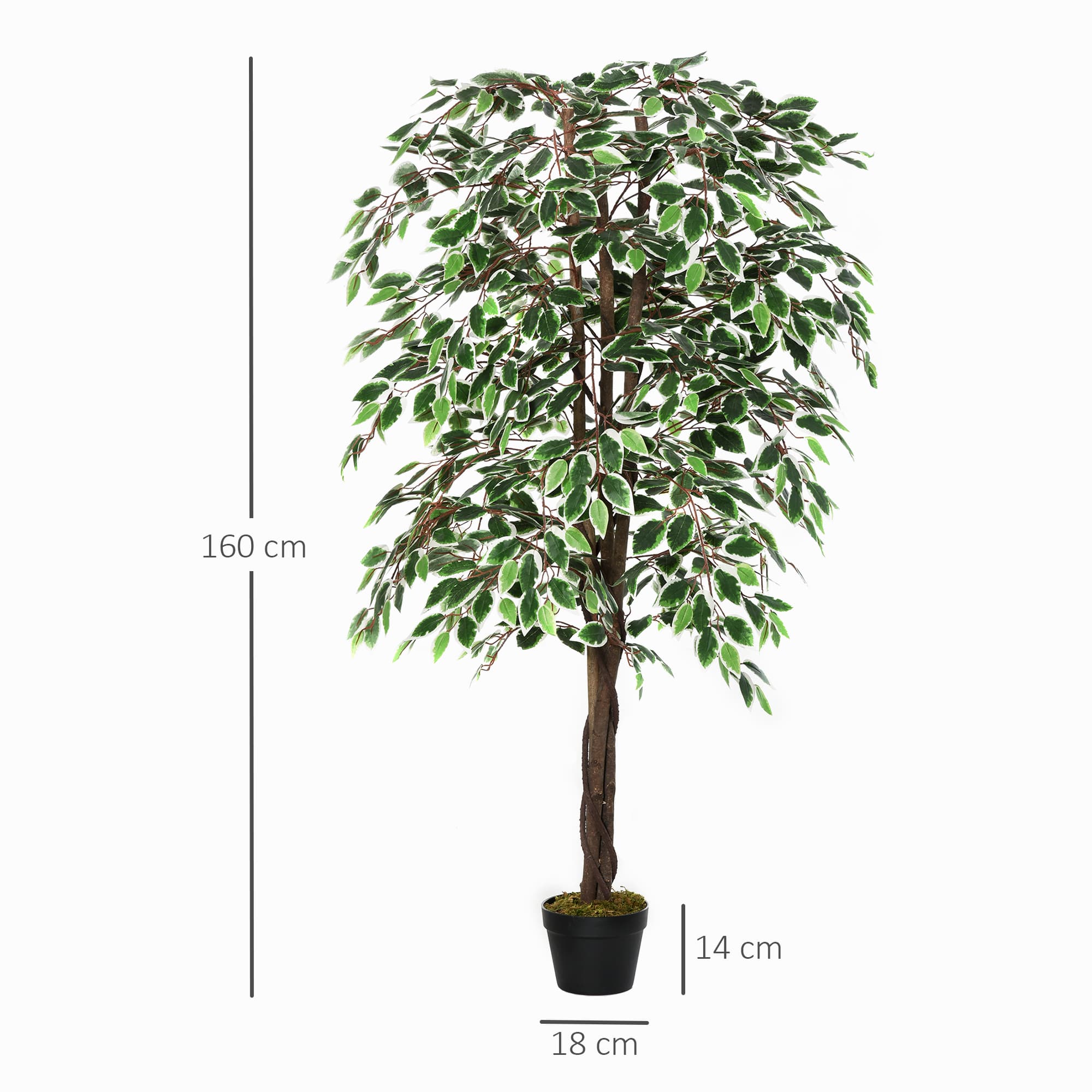 Transform Your Space with this Effortless 160cm Ficus Tree - image 3