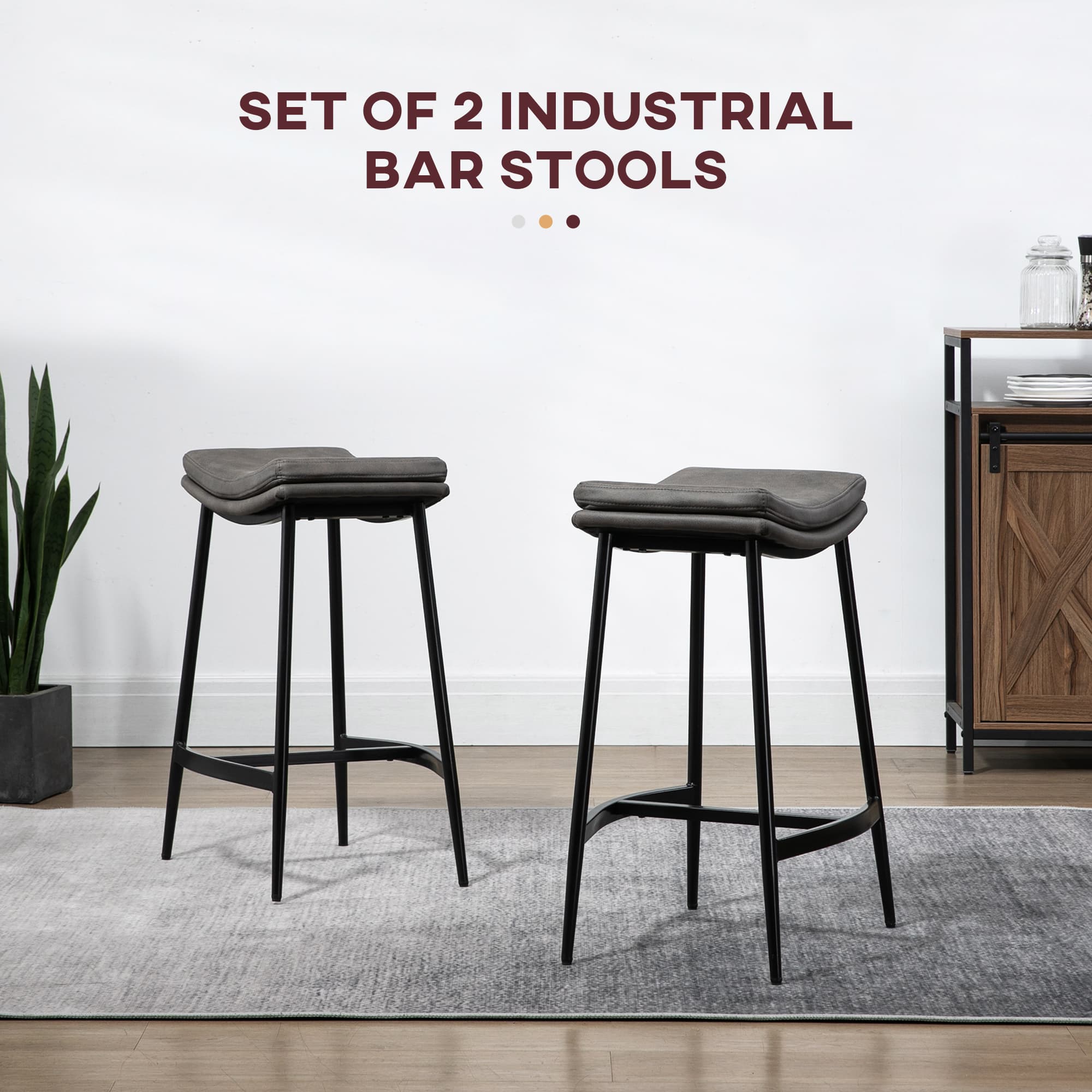Transform Your Kitchen with Grey Industrial Bar Stools - image 4