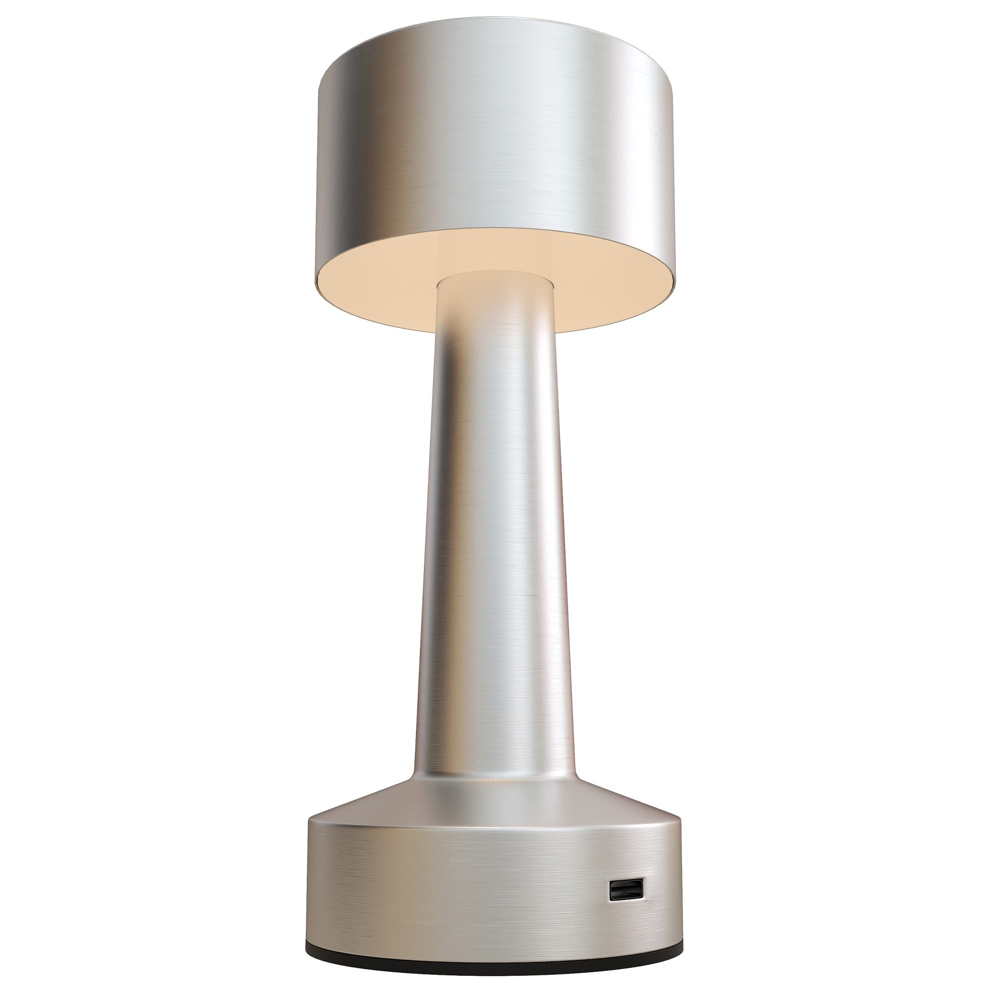 Cordless Silver Touch LED Table Lamp for Flexible Rooms - image 10