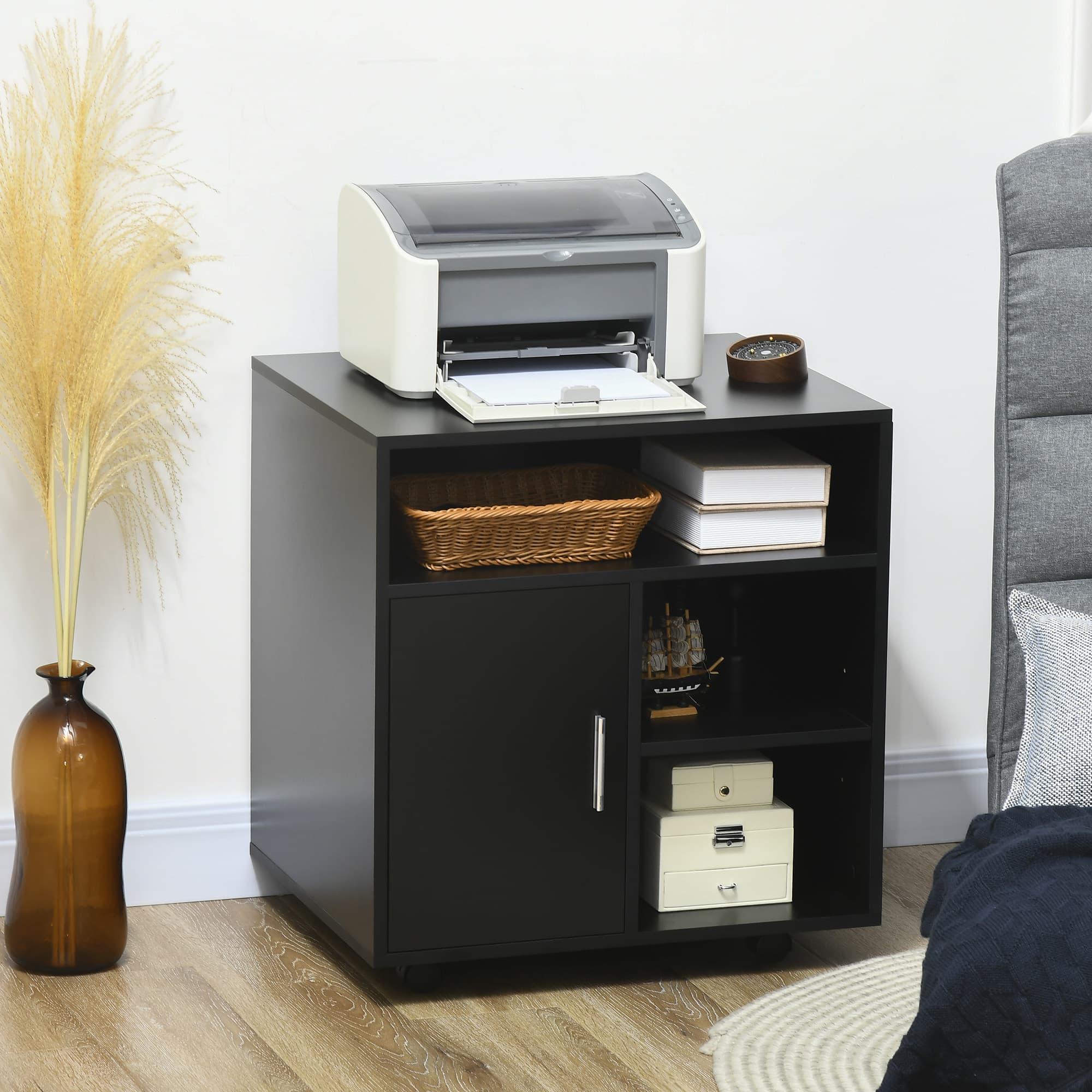Transform Your Office with this Mobile Printer Storage Unit - image 4