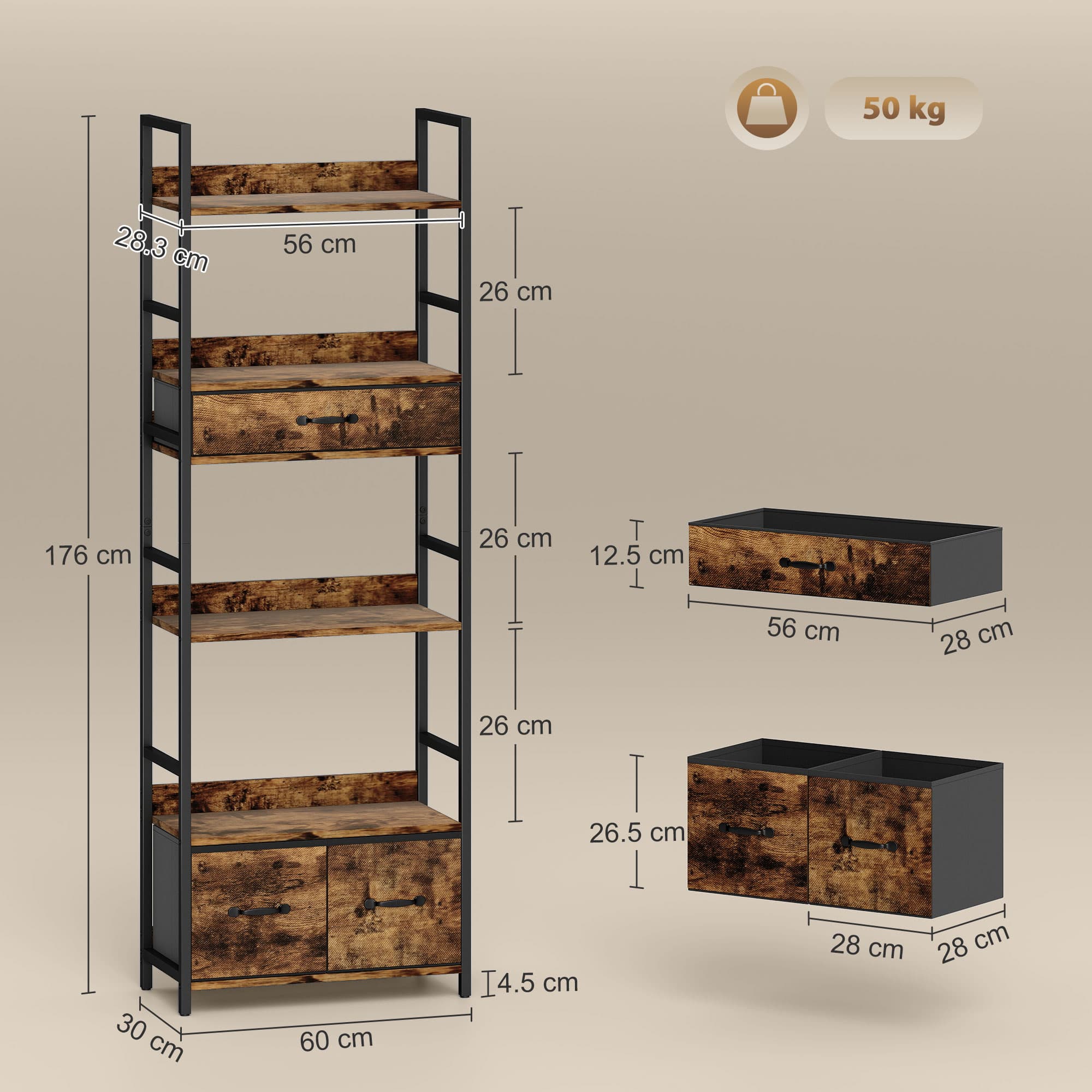 Transform Your Space With This Industrial Tall Bookcase - image 2