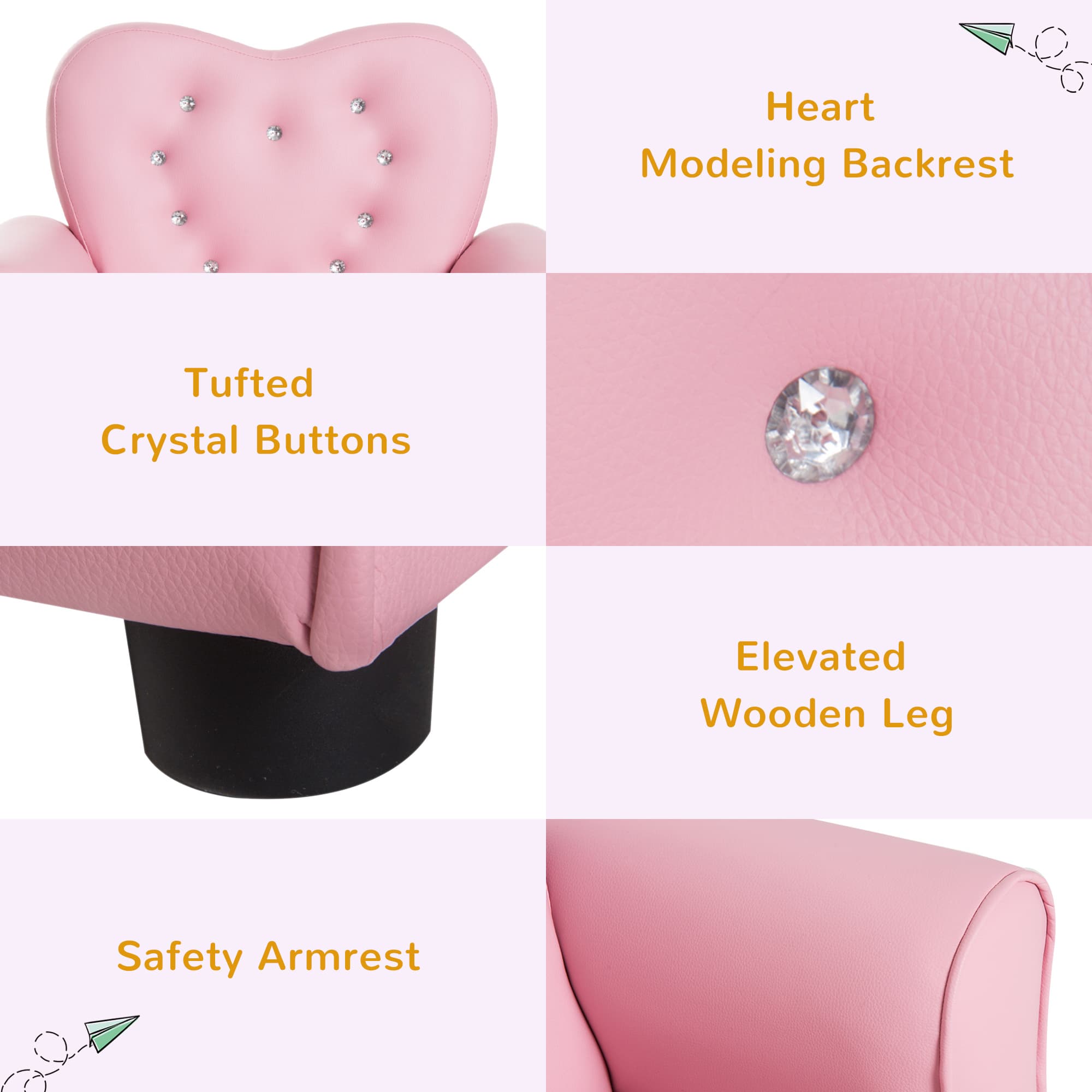 Transform Their Playroom with this Pink Princess Toddler Armchair - image 3