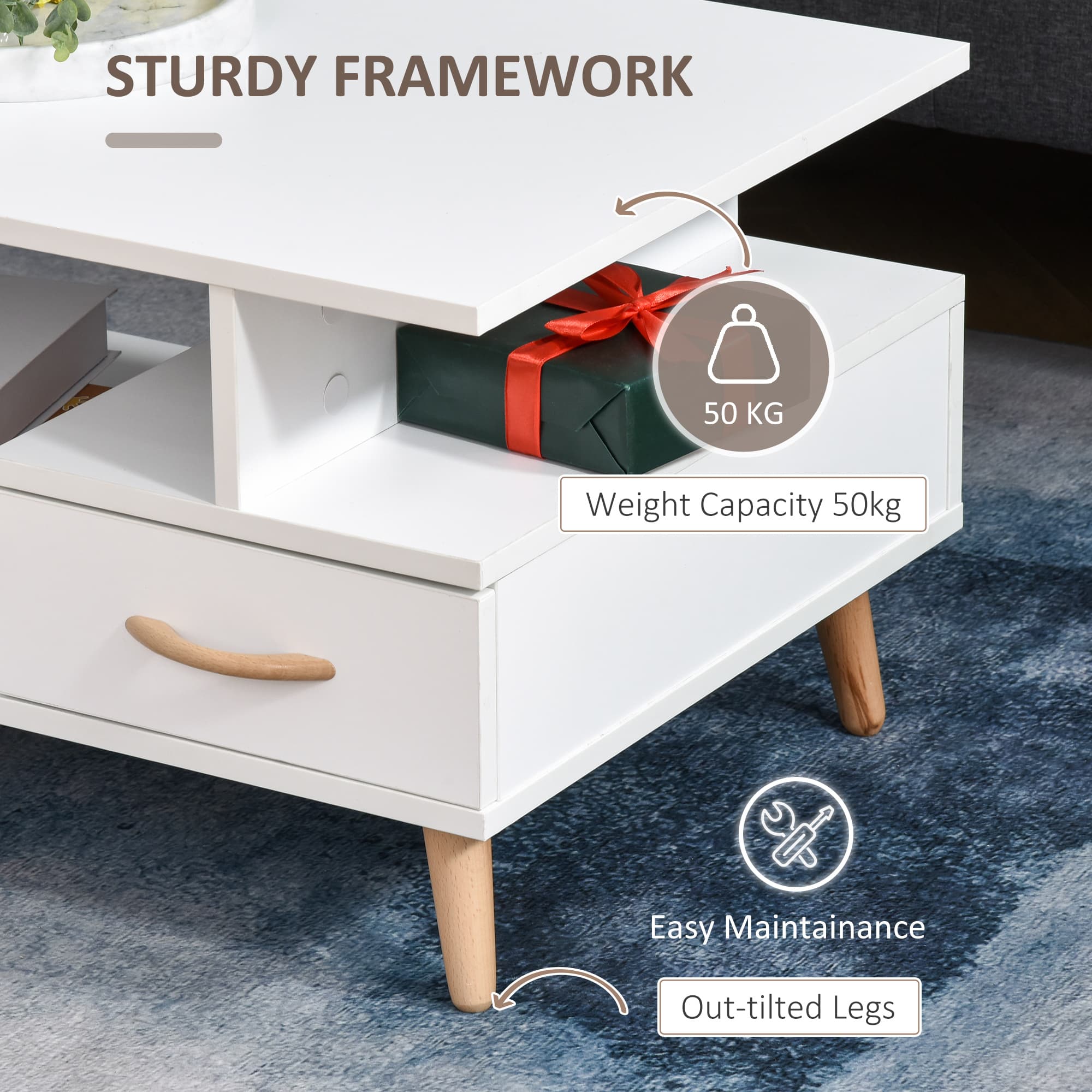 Transform Your Living Room with this Modern Storage Coffee Table - image 4
