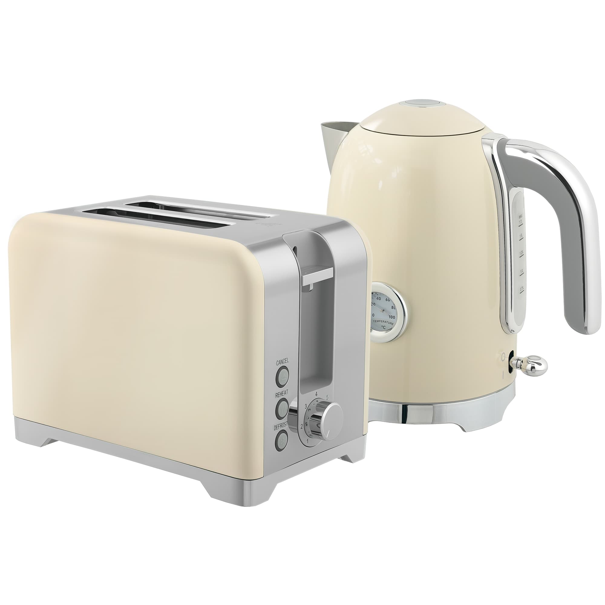 Transform Your Mornings with this Cream Retro Breakfast Set - Cream